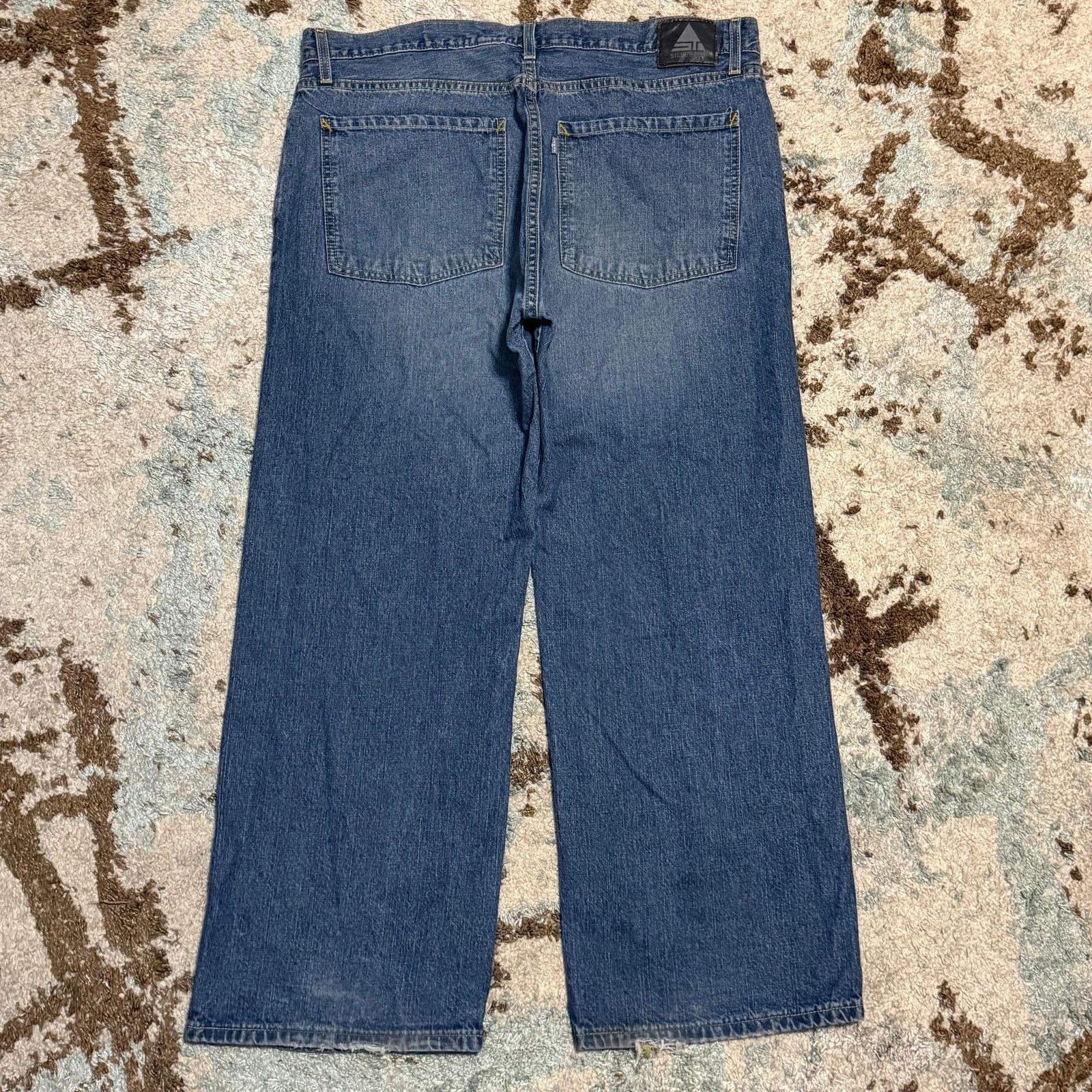 Vintage Levi's Silvertab Slouch Boot Baggy Jeans Size 38x28