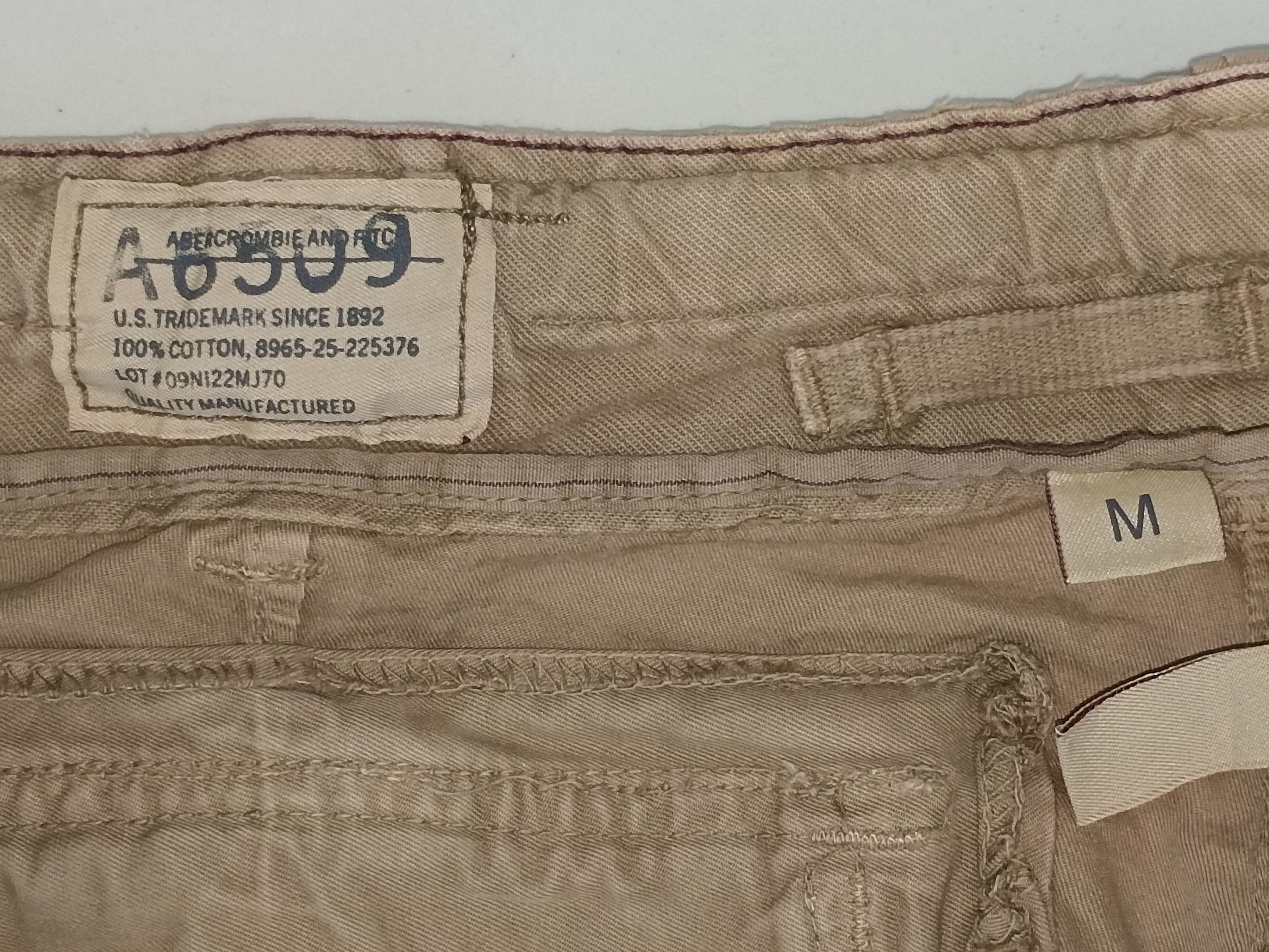 Abercrombie & Fitch Vintage Abercrombie Fitch Khaki Cargo Baggy Paratrooper Y2K Size US 34 / EU 50 - 12 Thumbnail