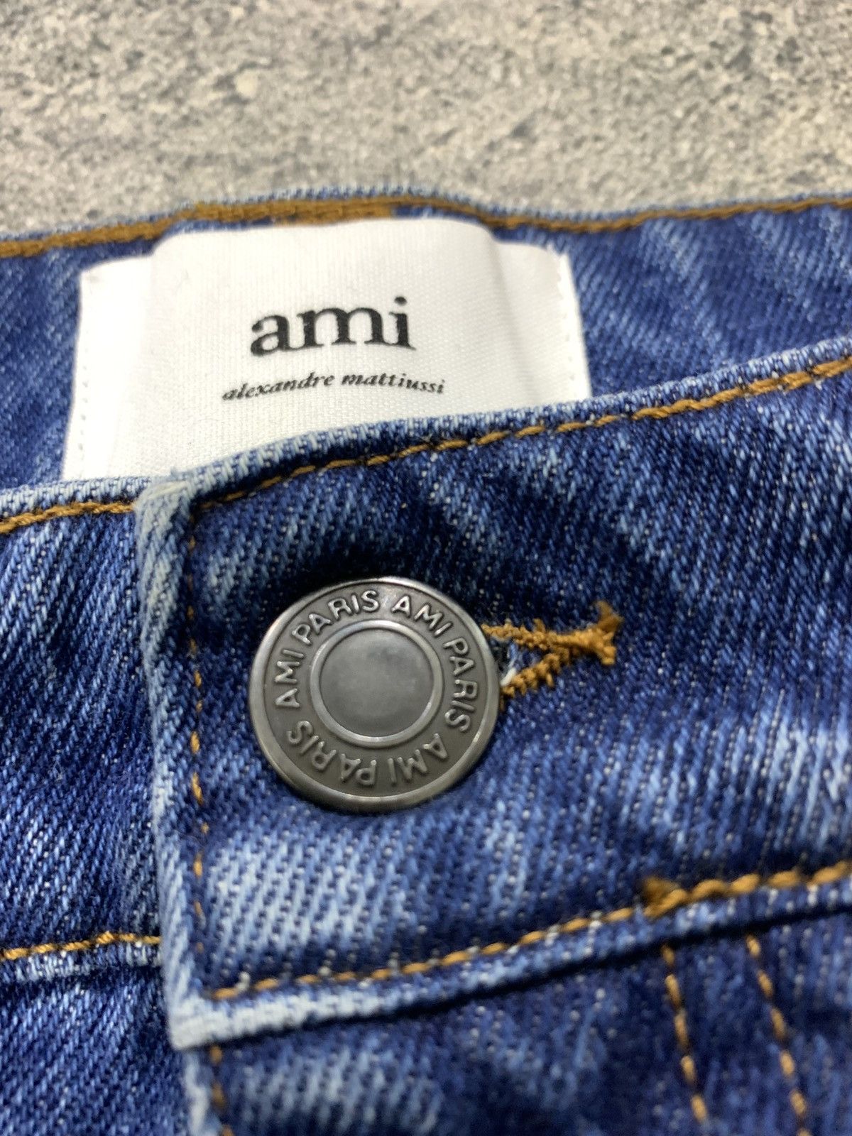 AMI 🐍 AMI Paris Alex Fit Blue Jeans Size US 34 / EU 50 - 7 Thumbnail