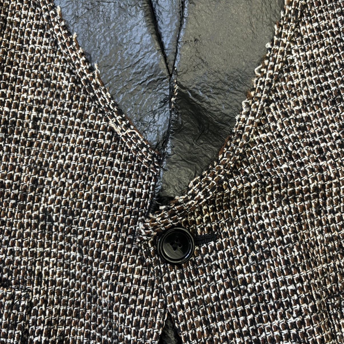 Junya Watanabe Woven Leather Lapel Blazer Size S / US 4 / IT 40 - 2 Thumbnail