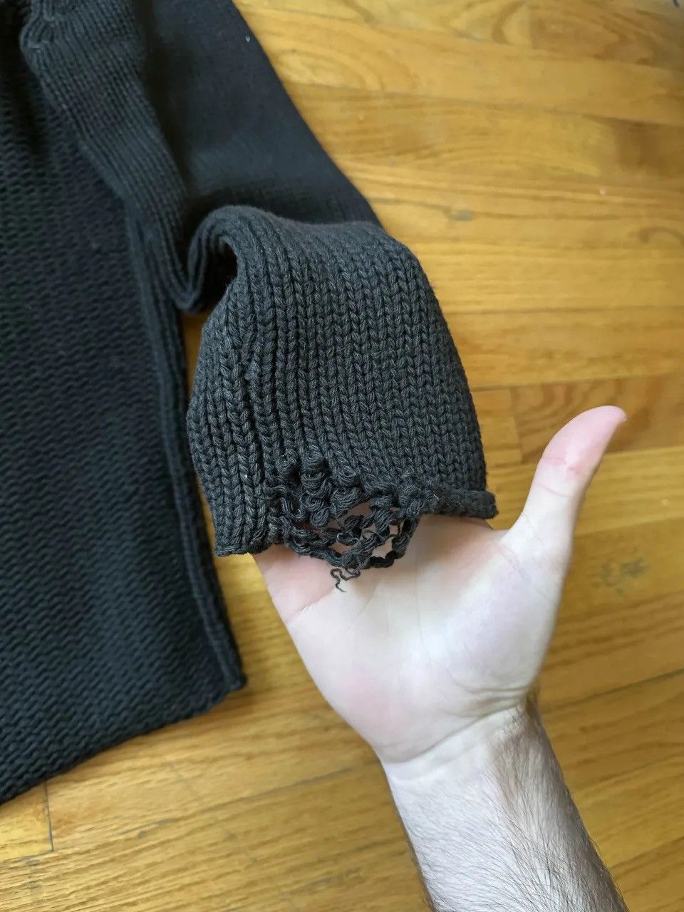 Lmaltieri heavy wool cardigan