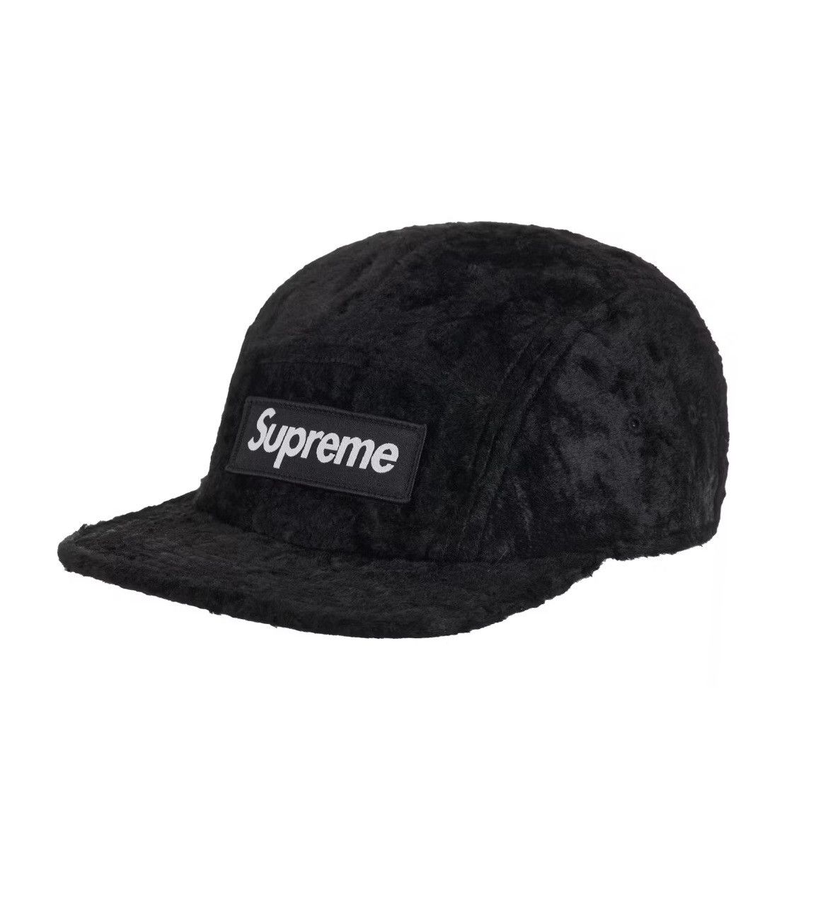 帽子 Supreme GOODENOUGH Rayon Camp CapLeopard Supreme GOODENOUGH Crushed Rayon Pile Camp Cap (SS25) - $58