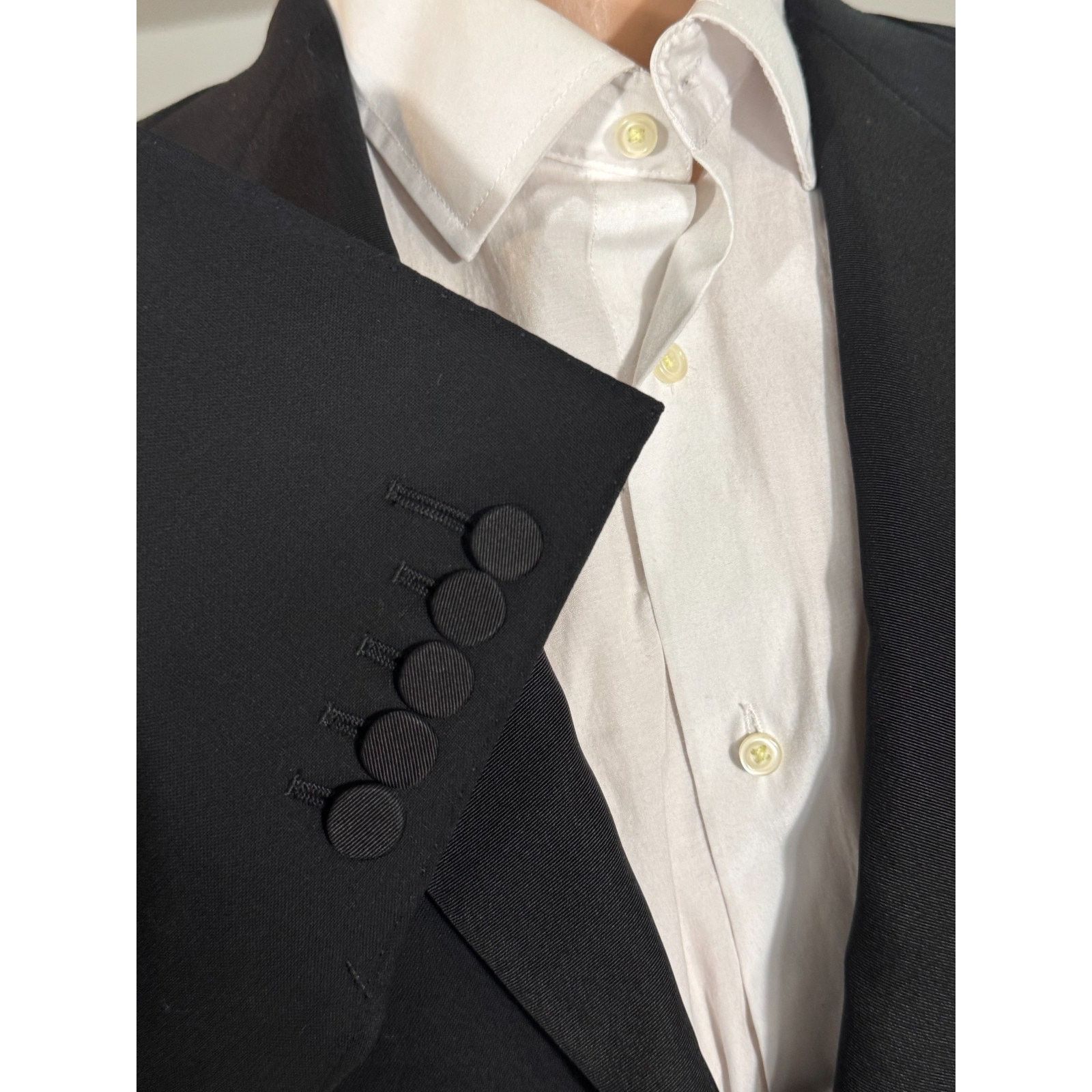Tom Ford Tom Ford Grossgrain Peak Lapel Dinner Jacket (50R EU) 40R Size 40R - 10 Thumbnail