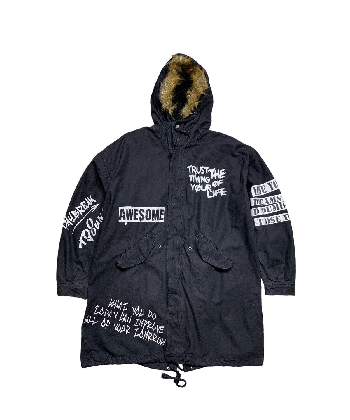 Japanese Brand Japanese Brand Jungle Storm Splash Parka Black Size US XL / EU 56 / 4 - 1 Thumbnail