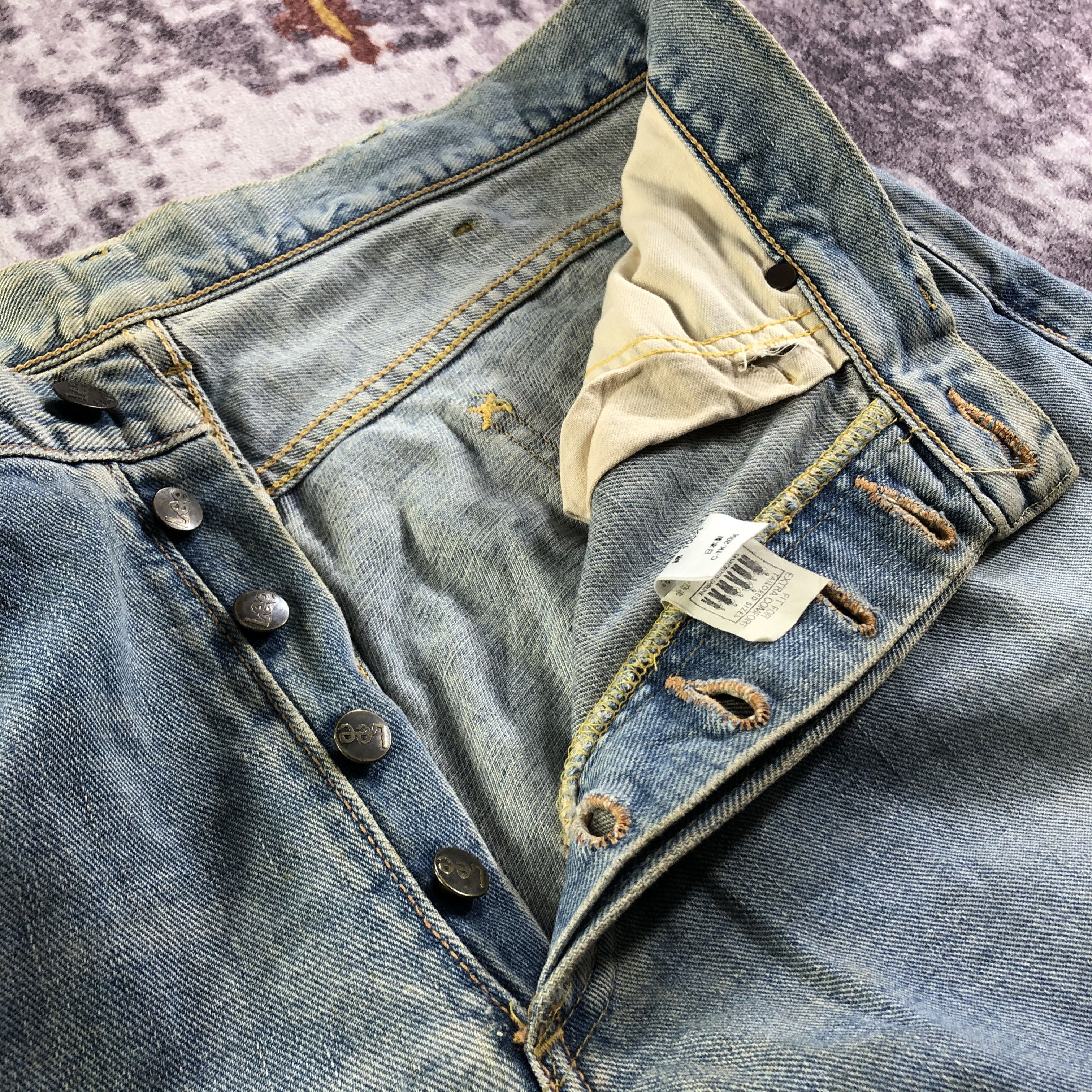Lee Vintage Light Wash Lee Selvedge Jeans-JM3670 Size US 35 - 8 Thumbnail