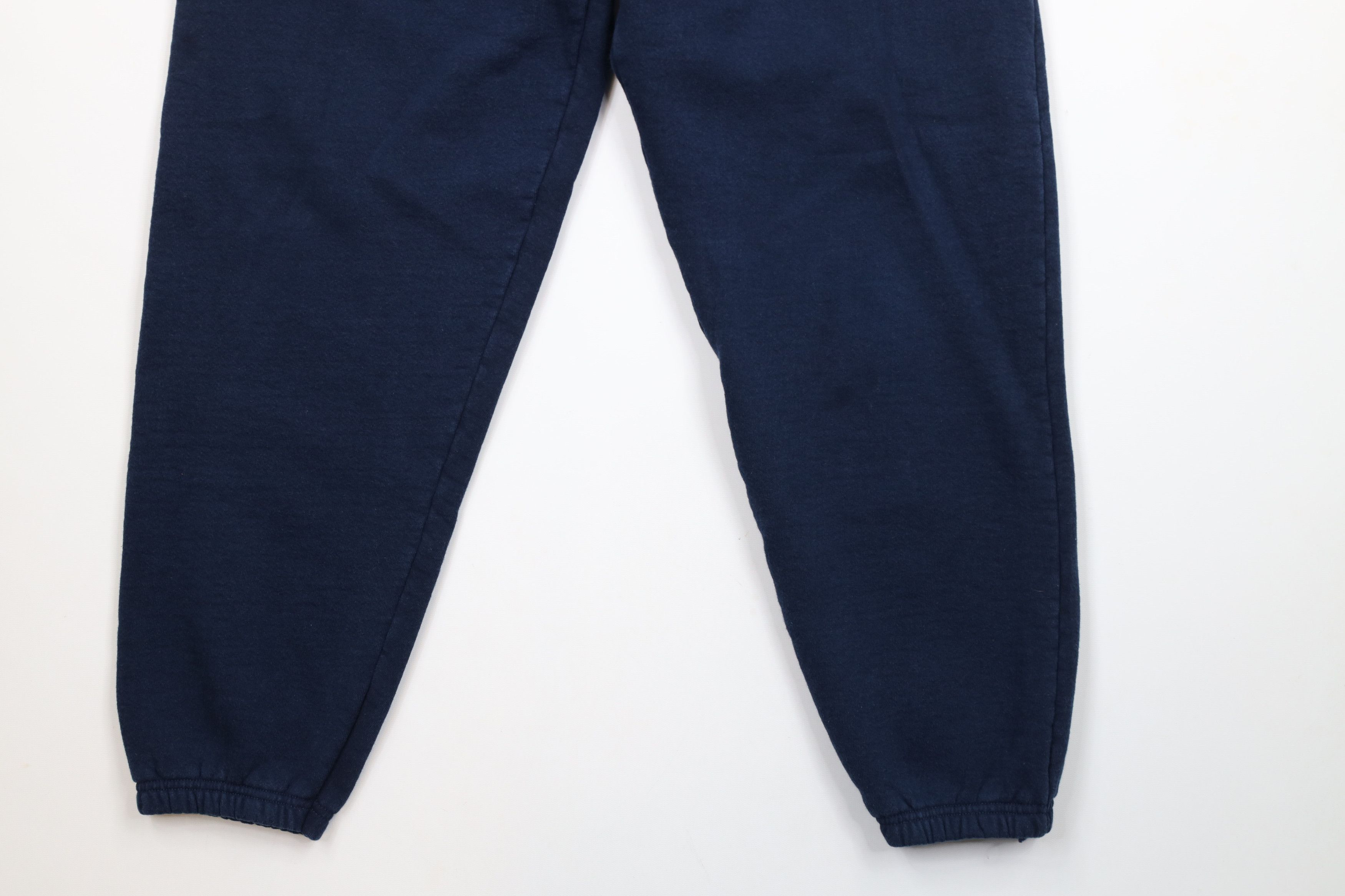 Vintage Vintage 90s Streetwear Heavyweight Sweatpants Joggers Navy Size US 36 / EU 52 - 4 Thumbnail