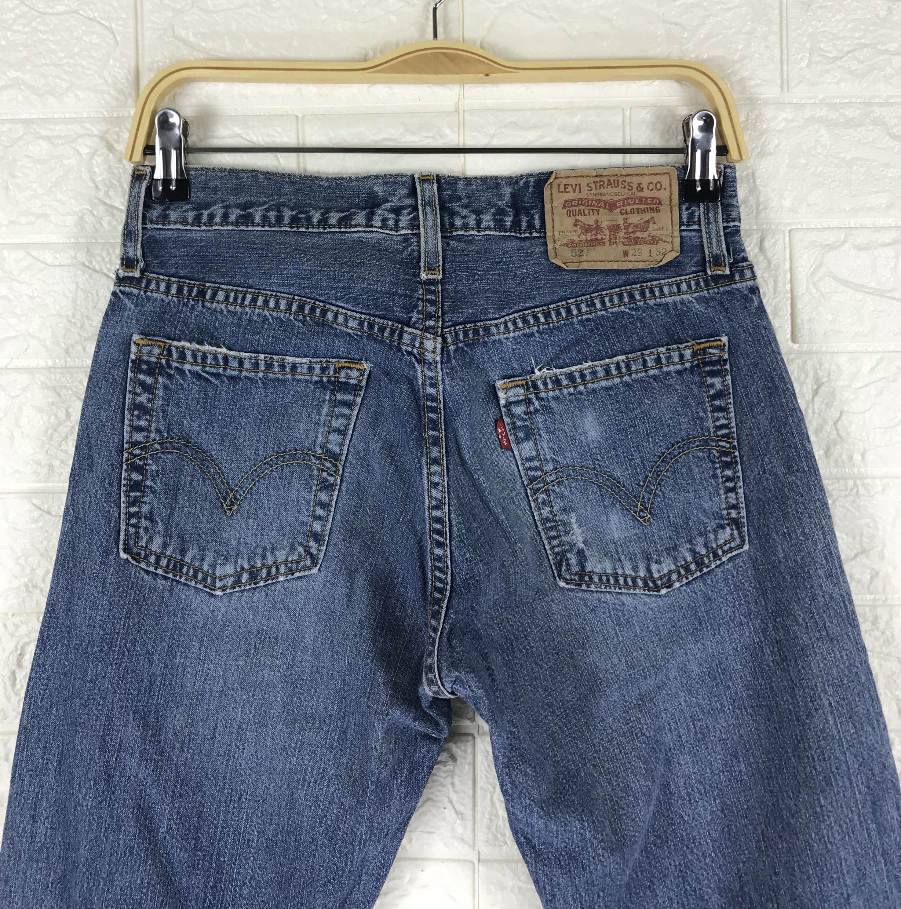 Levi's Vintage Levi's 527 Flare Jeans Distressed Denim Size US 29 - 6 Thumbnail