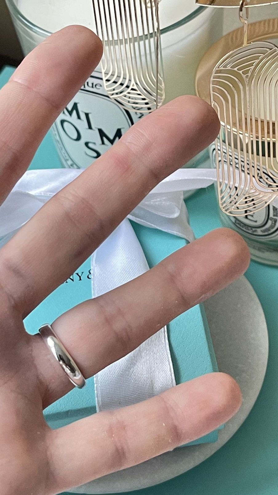 Tiffany & Co. Tiffany & Co. Peretti Full Heart Ring Silver size 5 NEW $485 Size ONE SIZE - 4 Thumbnail