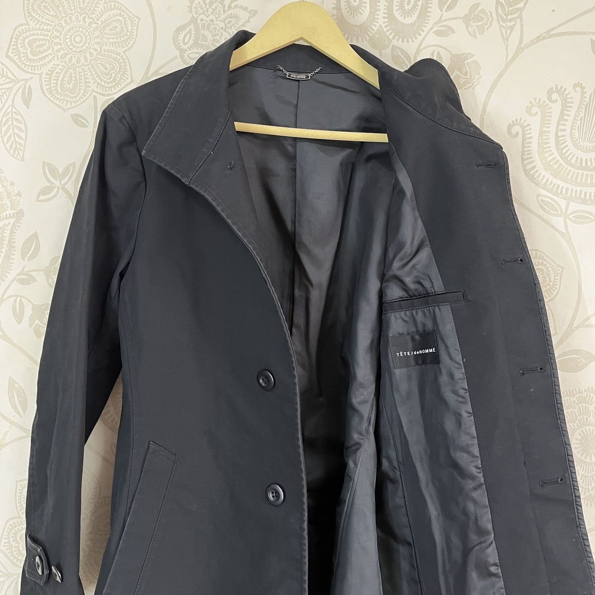 Issey Miyake × Tete Homme Tete Homme Issey Miyake Long Coat Jacket Size US M / EU 48-50 / 2 - 15 Thumbnail