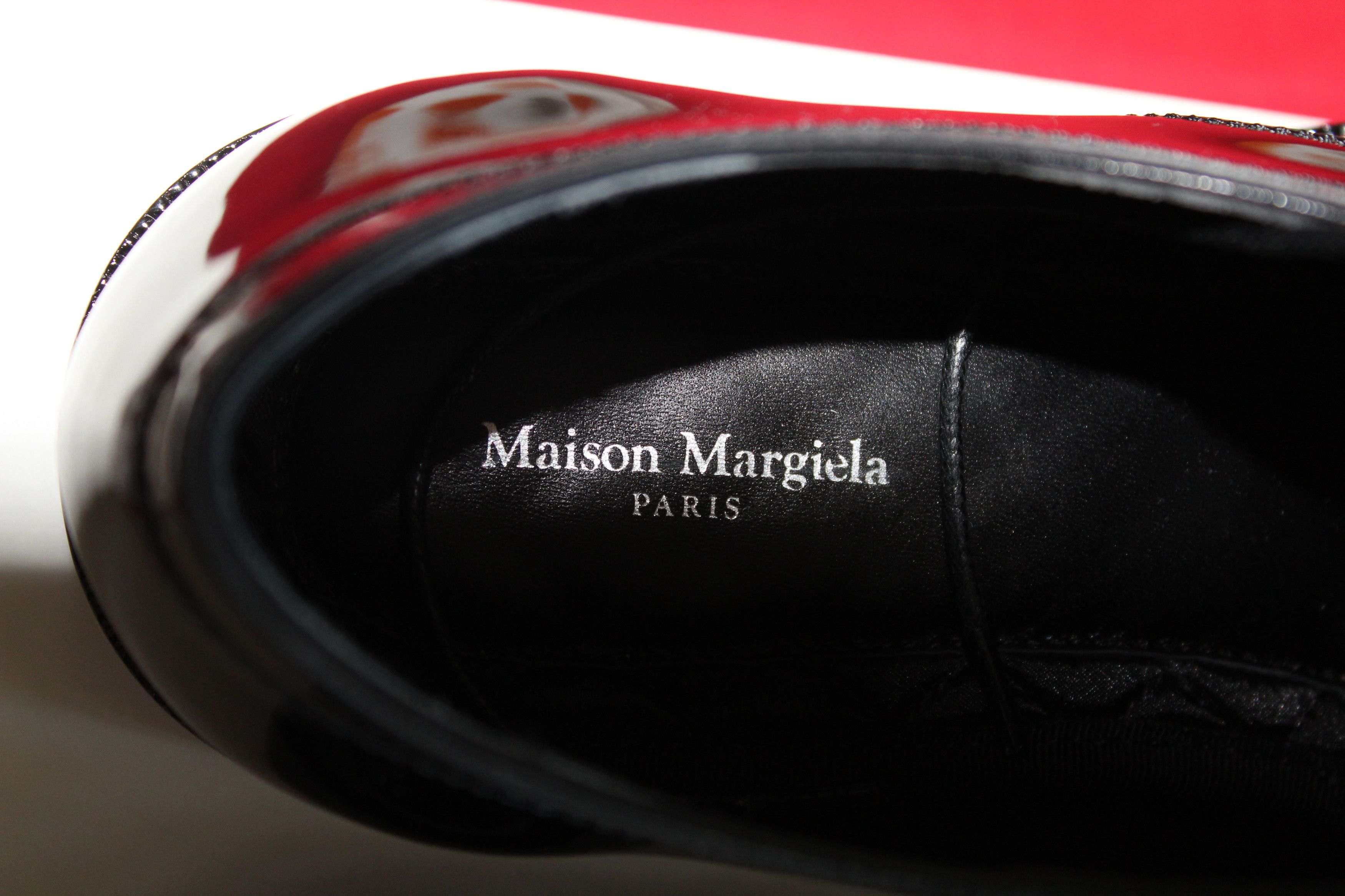 Maison Margiela Maison Margiela Tabi Oxford Black Patent – EU41 (US 8, UK 7) Size US 8 / EU 41 - 4 Thumbnail