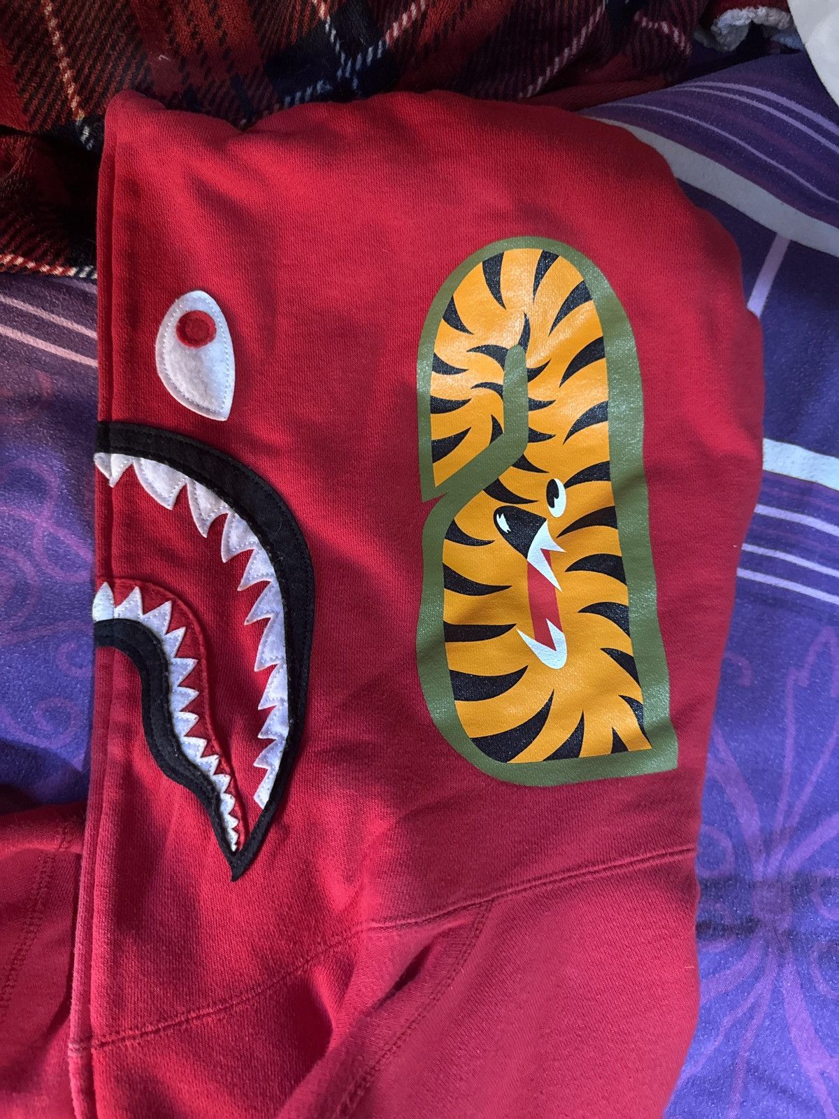 Bape Camo Shark Full Zip Hoodie Size US XL / EU 56 / 4 - 3 Thumbnail