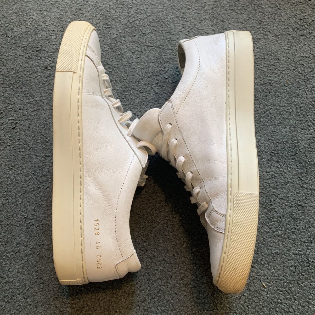 Common Projects COMMON PROJECTS ORIGINAL ACHILES LOW TOP SNEAKERS Size US 10 / IT 40 - 3 Thumbnail