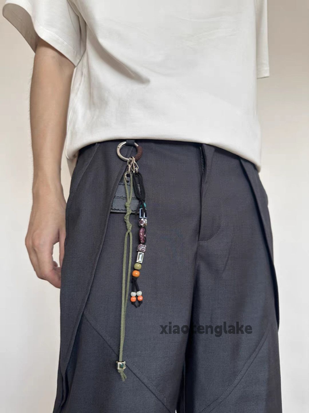 Designer Unisex outdoor utility loose baggy yuppie pleated pants Size US 32 / EU 48 - 2 Thumbnail