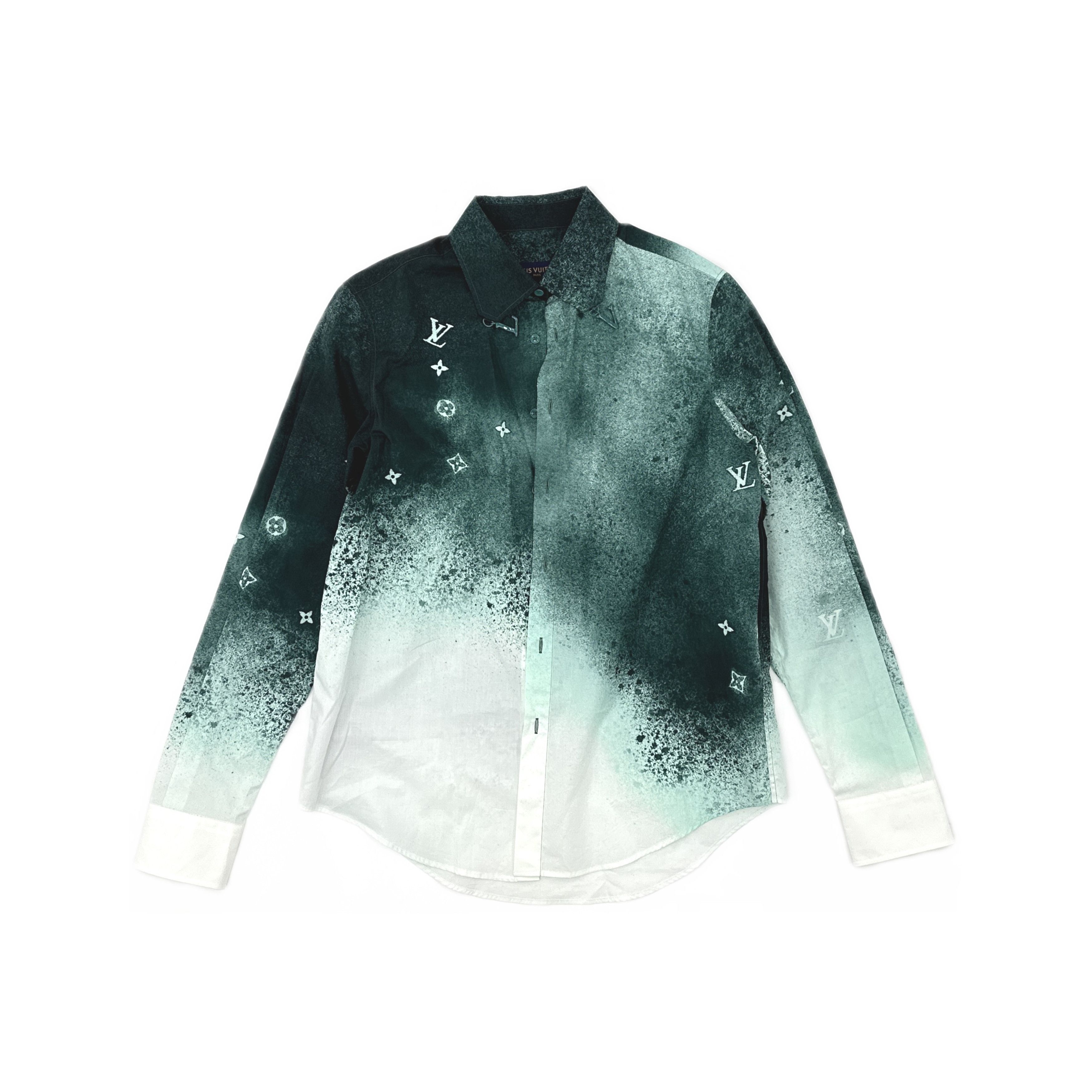 Louis Vuitton Louis Vuitton SS23 Gradient Monogram Shirt XS Size US XS / EU 42 / 0 - 1 Thumbnail