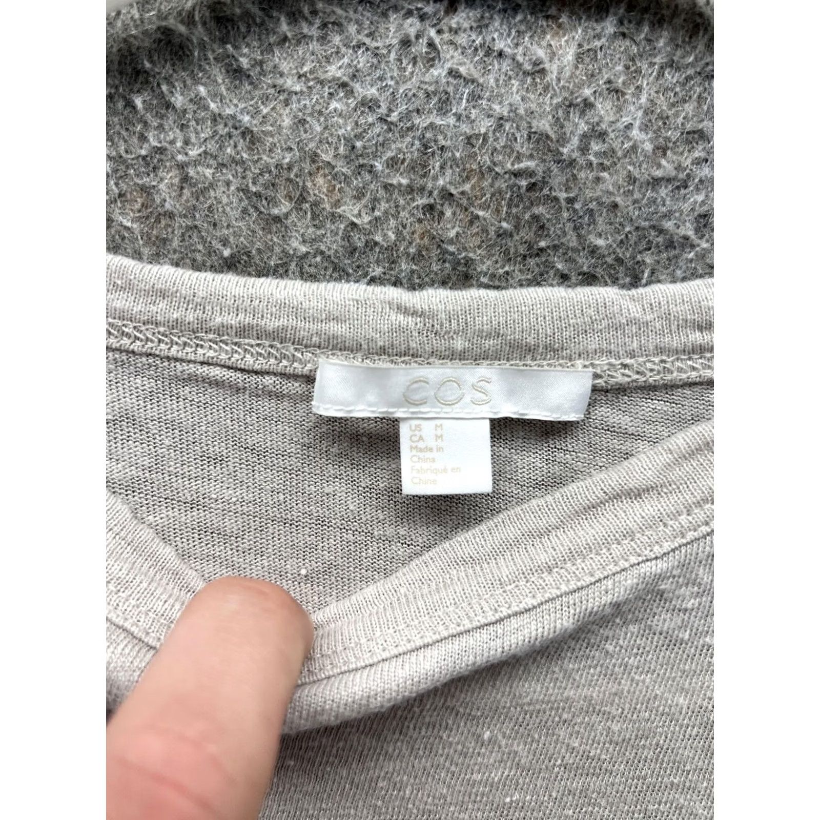 Cos COS Shirt Mens M Gray Lightweight Jersey Crewneck Tee Casual Solid Basic Sidwave-style? Size US M / EU 48-50 / 2 - 2 Thumbnail