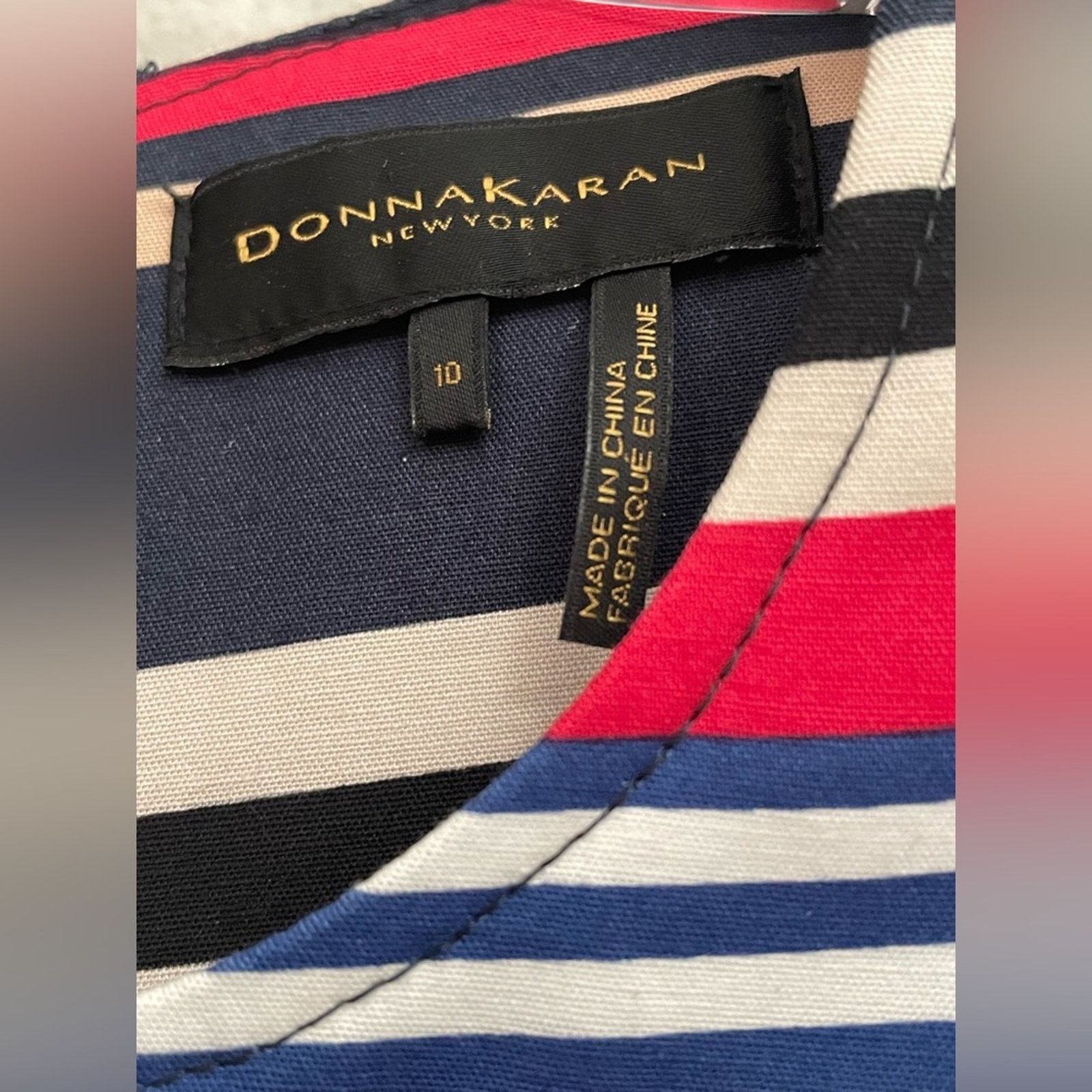 Donna Karan Donna Karan New York Sleeveless Pencil Yacht Dress Size 10 Size L / US 10 / IT 46 - 2 Thumbnail