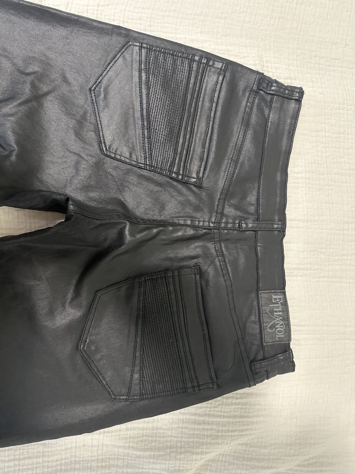 Other Black waxed Ethanol pants Size US 32 / EU 48 - 5 Thumbnail