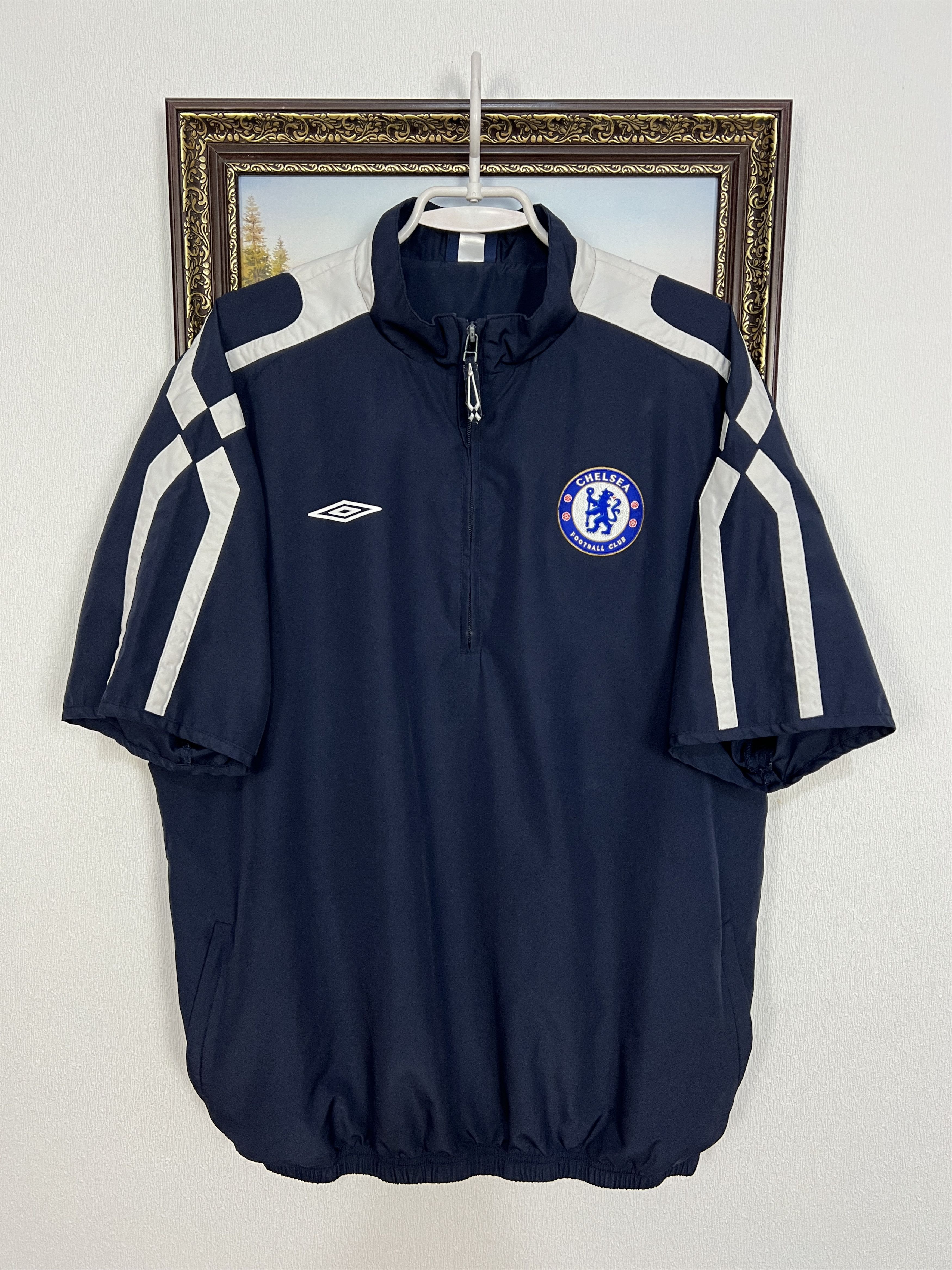 Vintage Chelsea Football Train Track Top Soccer Jacket