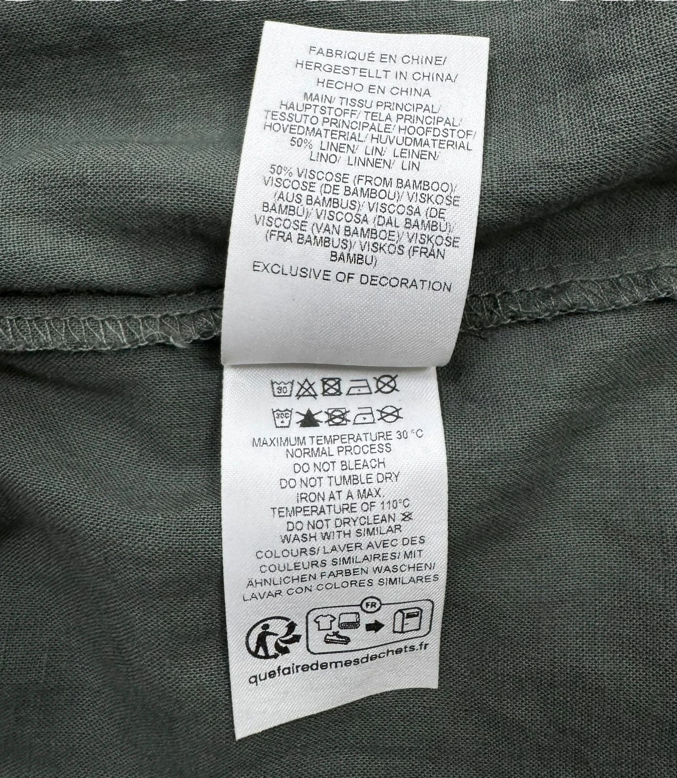 Other Bam Linen Pants Wige Leg size 12 Size 30" / US 8 / IT 44 - 10 Thumbnail