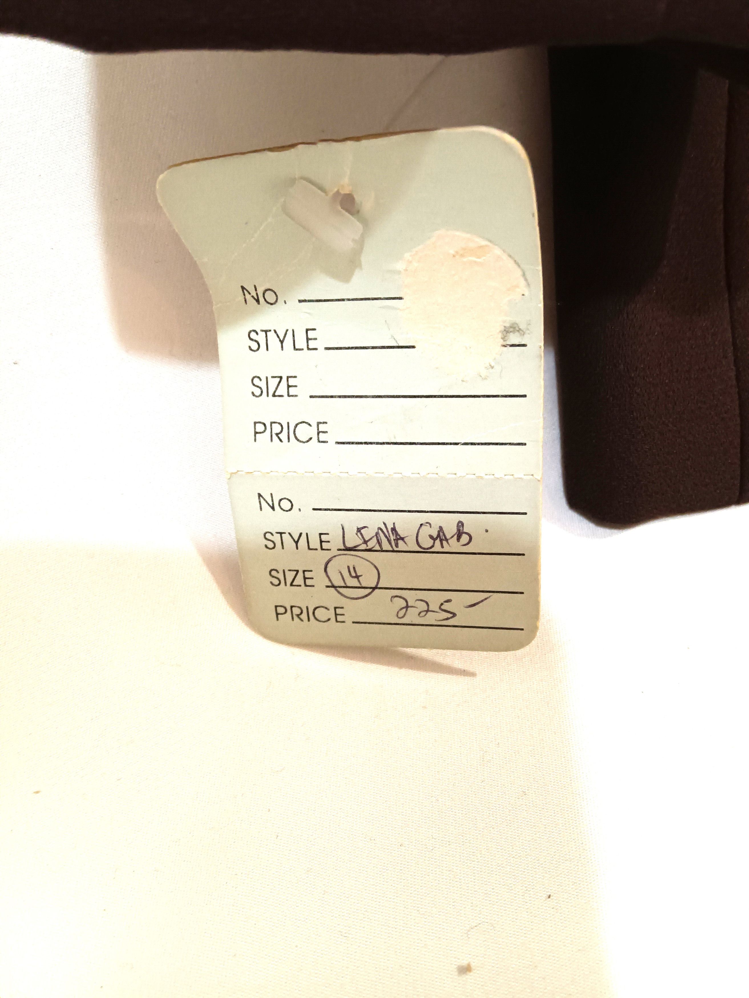 Other Lena Gabrielle Suit Size 14 Fits L Vintage Women Blazer Size XL / US 12-14 / IT 48-50 - 3 Thumbnail
