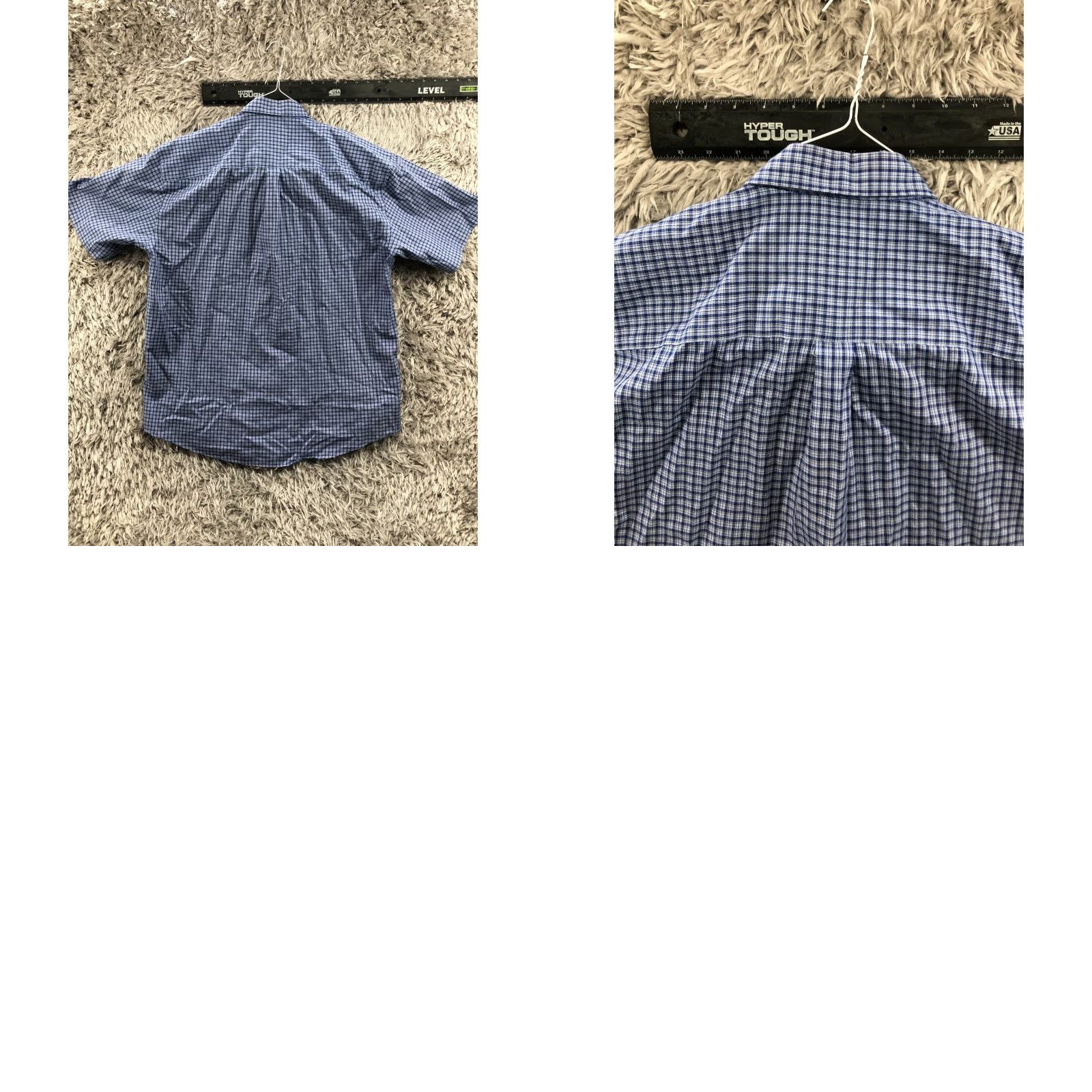 Vintage Kirkland Signature Shirt Mens XL Blue Non Iron Button-Down Long Sleeve Plaid Polyester Size US XL / EU 56 / 4 - 8 Thumbnail
