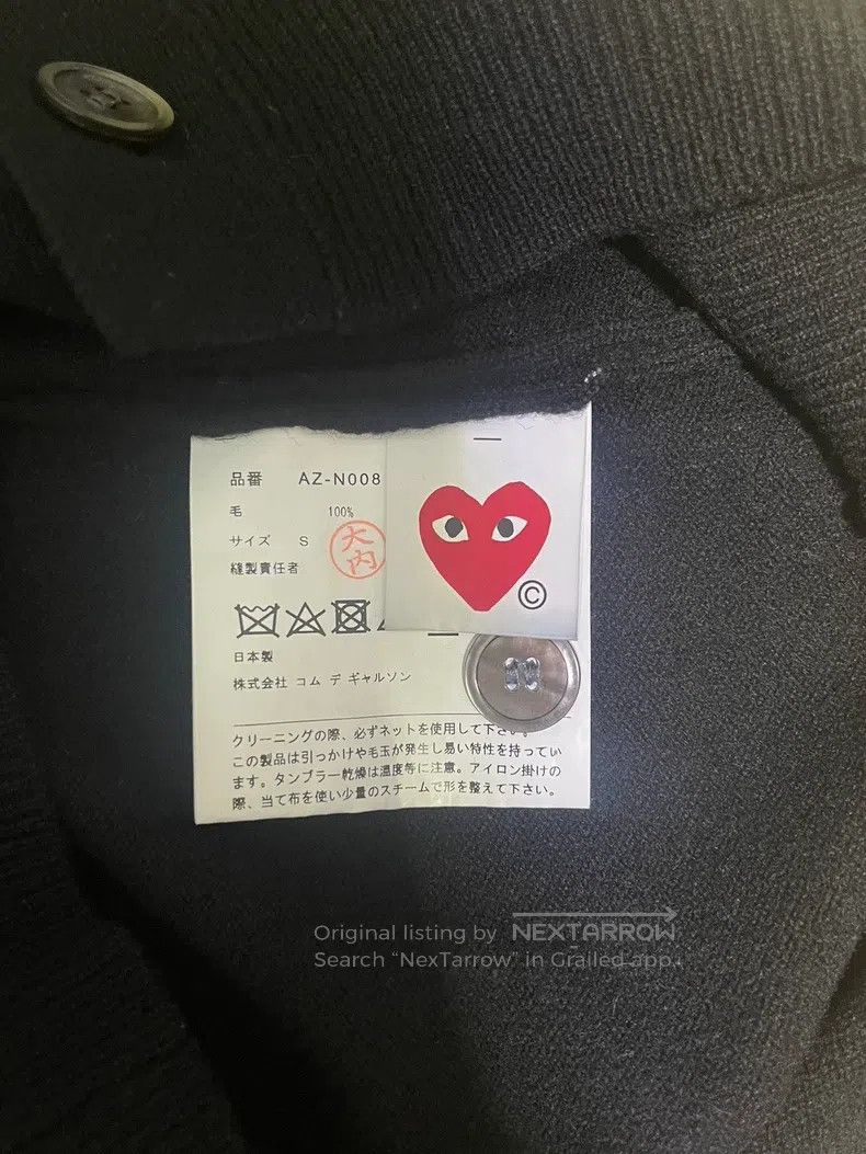 Comme des Garcons Comme Des Garcons Wool cardigan Size S / US 4 / IT 40 - 5 Thumbnail