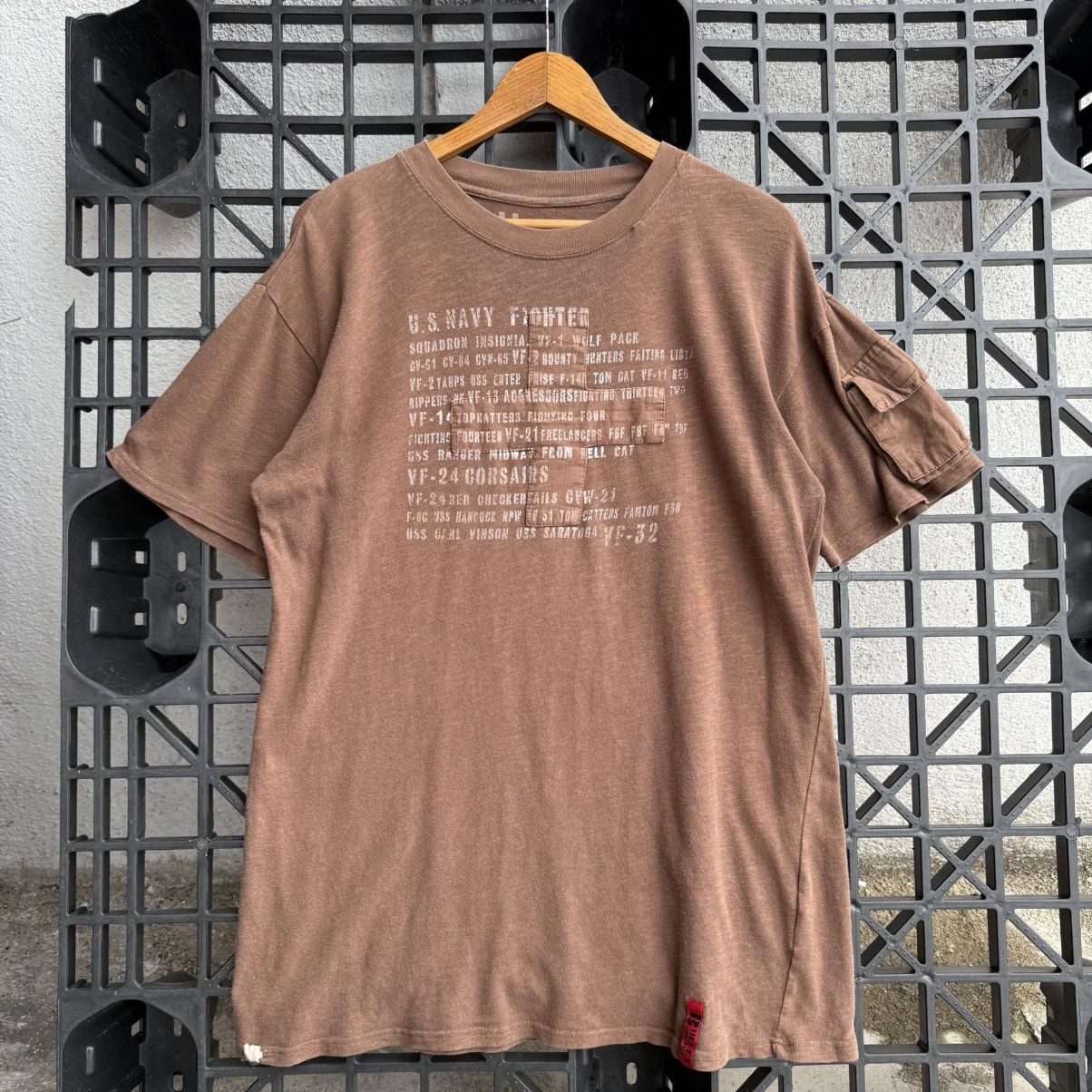 Bullet Noise Navy Army Tech Bullet Noise Y2K Parachute Japan Tee Size US XL / EU 56 / 4 - 3 Thumbnail