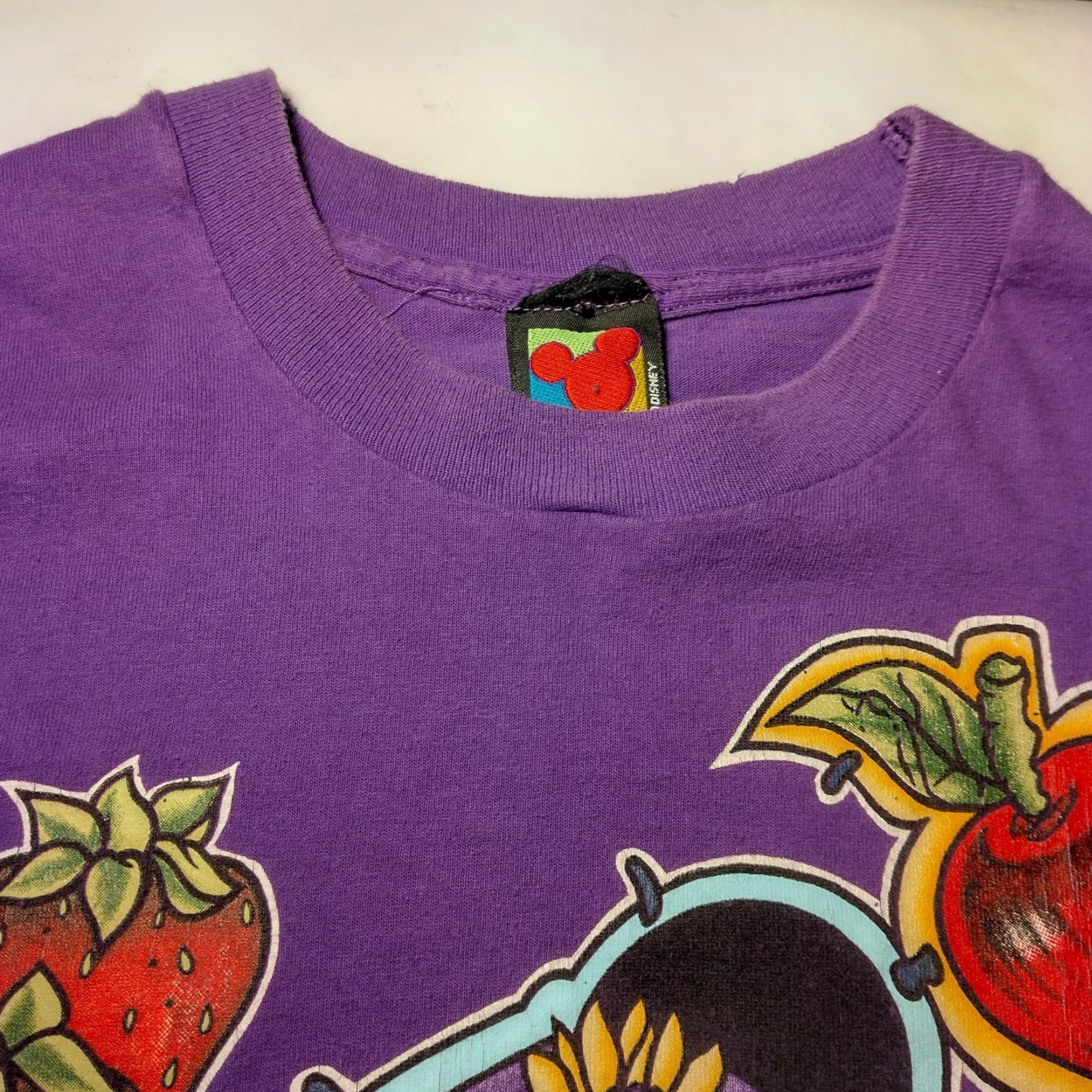 Mickey Unlimited VINTAGE Mickey Unlimited T-Shirt XL Minnie Mouse Gardening Purple Short Sleeve Cotton Blend Unisex Adults Size US XL / EU 56 / 4 - 7 Thumbnail
