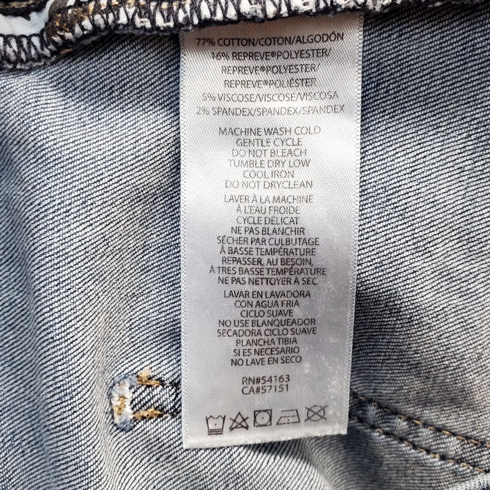 Calvin Klein Calvin Klein Womens Jeans Shorts 32 Blue Denim High-Rise Cut-Off Size 24" / US 00 / IT 34 - 8 Thumbnail