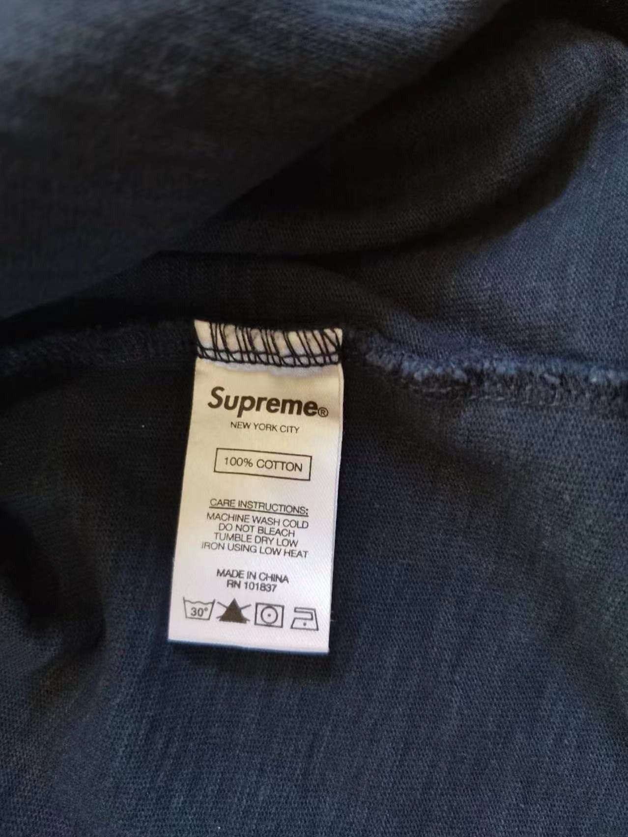 Supreme Supreme Pocket Tee S/S Black Size US S / EU 44-46 / 1 - 4 Thumbnail