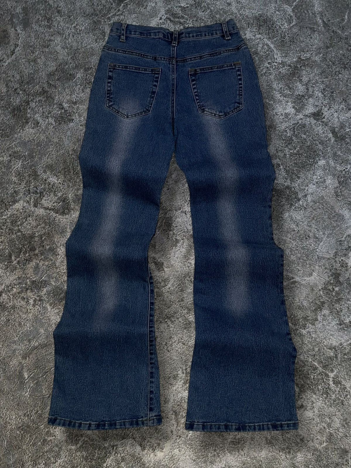 Japanese Brand Vintage 1990S Japan Designer Haphazard Poem ‘Dream’ Flared Size US 26 / EU 42 - 6 Thumbnail