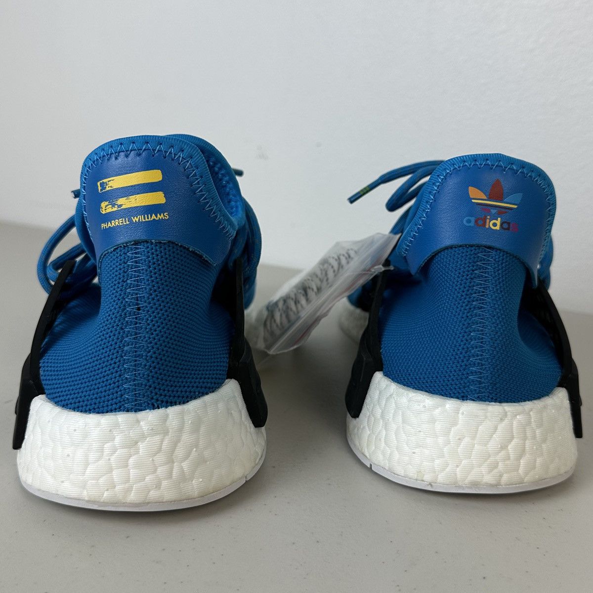 Adidas × Pharrell Adidas Pharrell x Human Race NMD Boost Shoe 2016 Blue White Size US 10.5 / EU 43-44 - 5 Thumbnail