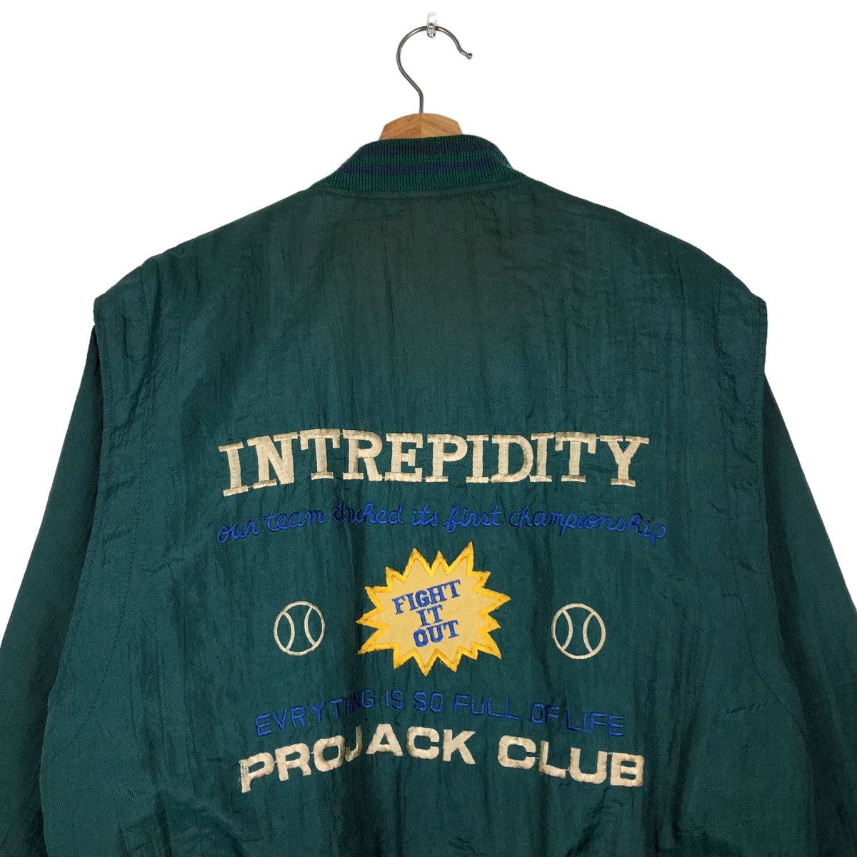 Hysteric Glamour 🔥Vintage Bomber Jacket Projack Club Big Logo Cartoon Size US S / EU 44-46 / 1 - 9 Thumbnail