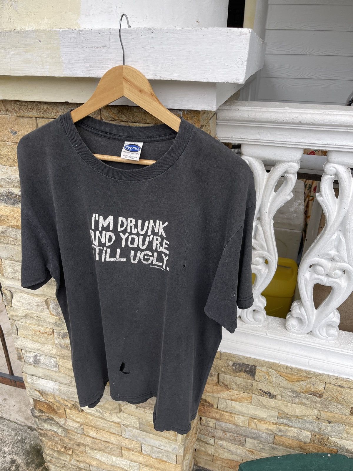 Vintage Rare🔥Vintage 90s THRASHED FADED Don’t Panic Tee Size US L / EU 52-54 / 3 - 7 Thumbnail