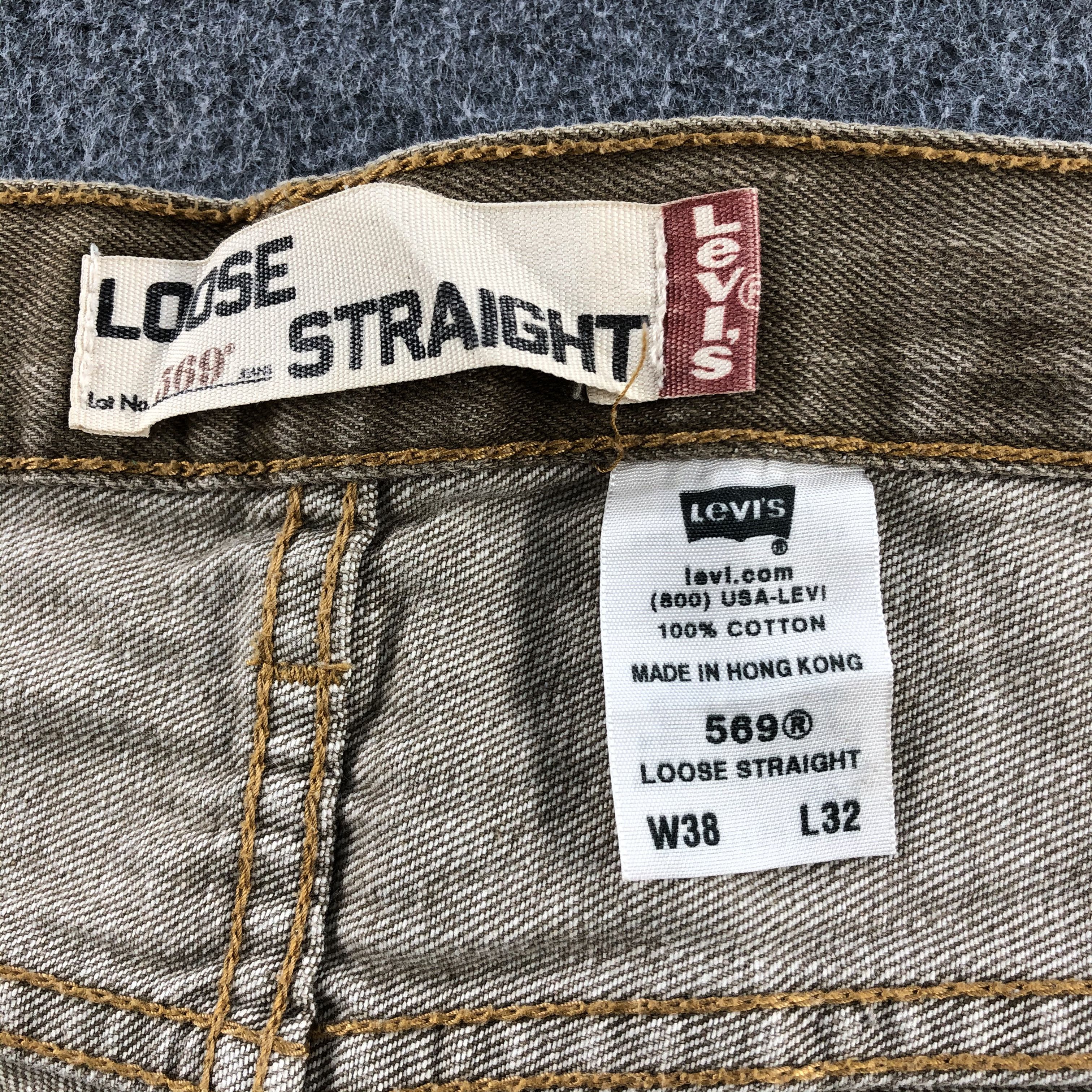 Levi's Vintage Earth Tone Levis 569 Jeans-J1228 Size US 40 / EU 56 - 10 Thumbnail