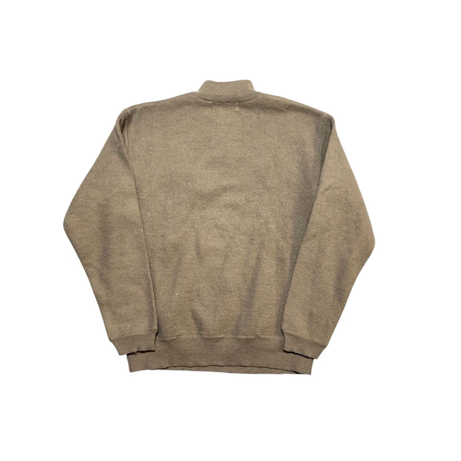 Orvis Orvis Quarter 1/4 Zip Sweater Mens Sz M Wool Brown Knit Fleece Pullover Size US XL / EU 56 / 4 - 2 Thumbnail