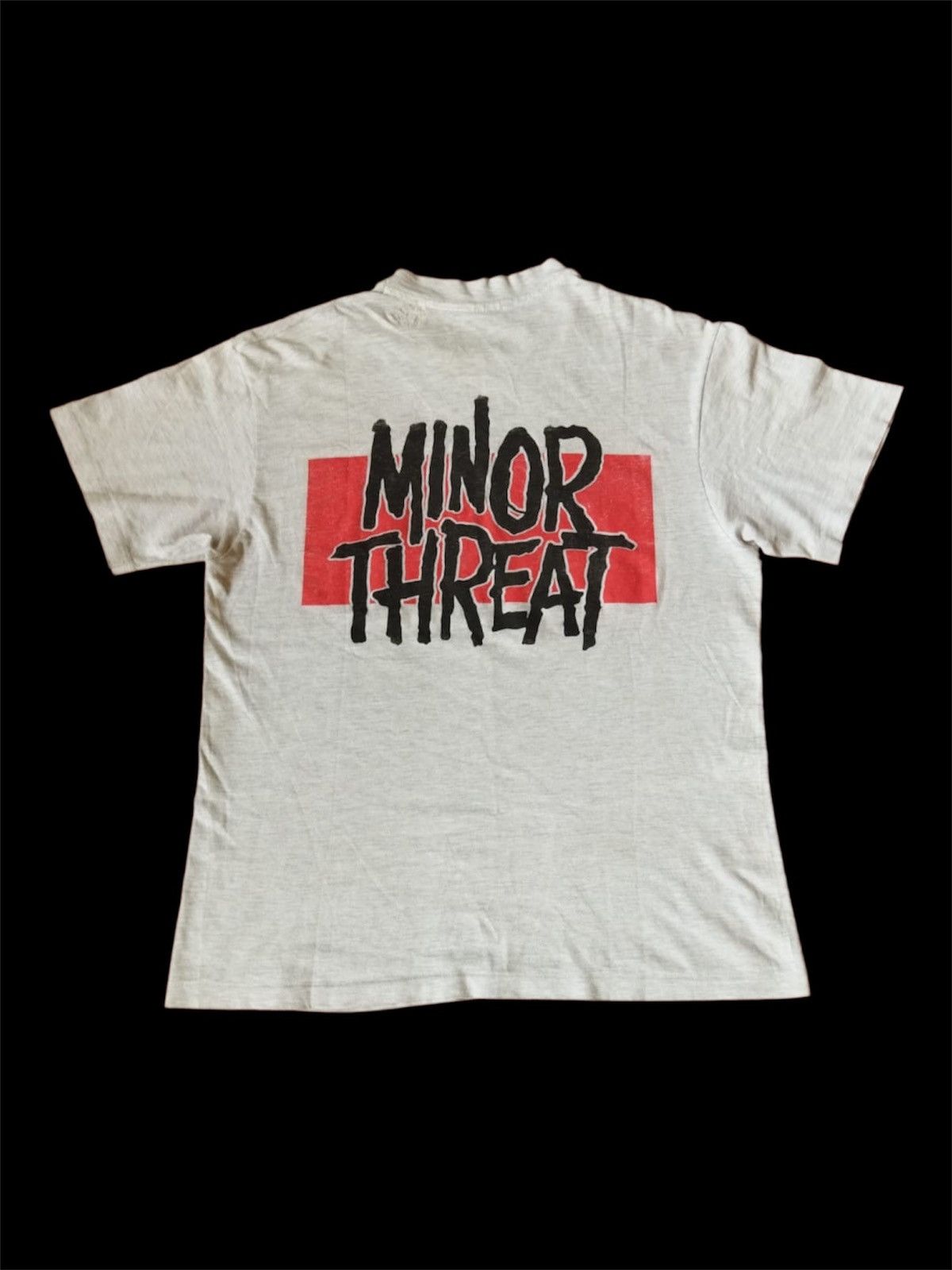 Band Tees × Vintage Vintage 90s Minor Threat American Hardcore Punk Rock Tee Size US M / EU 48-50 / 2 - 2 Thumbnail