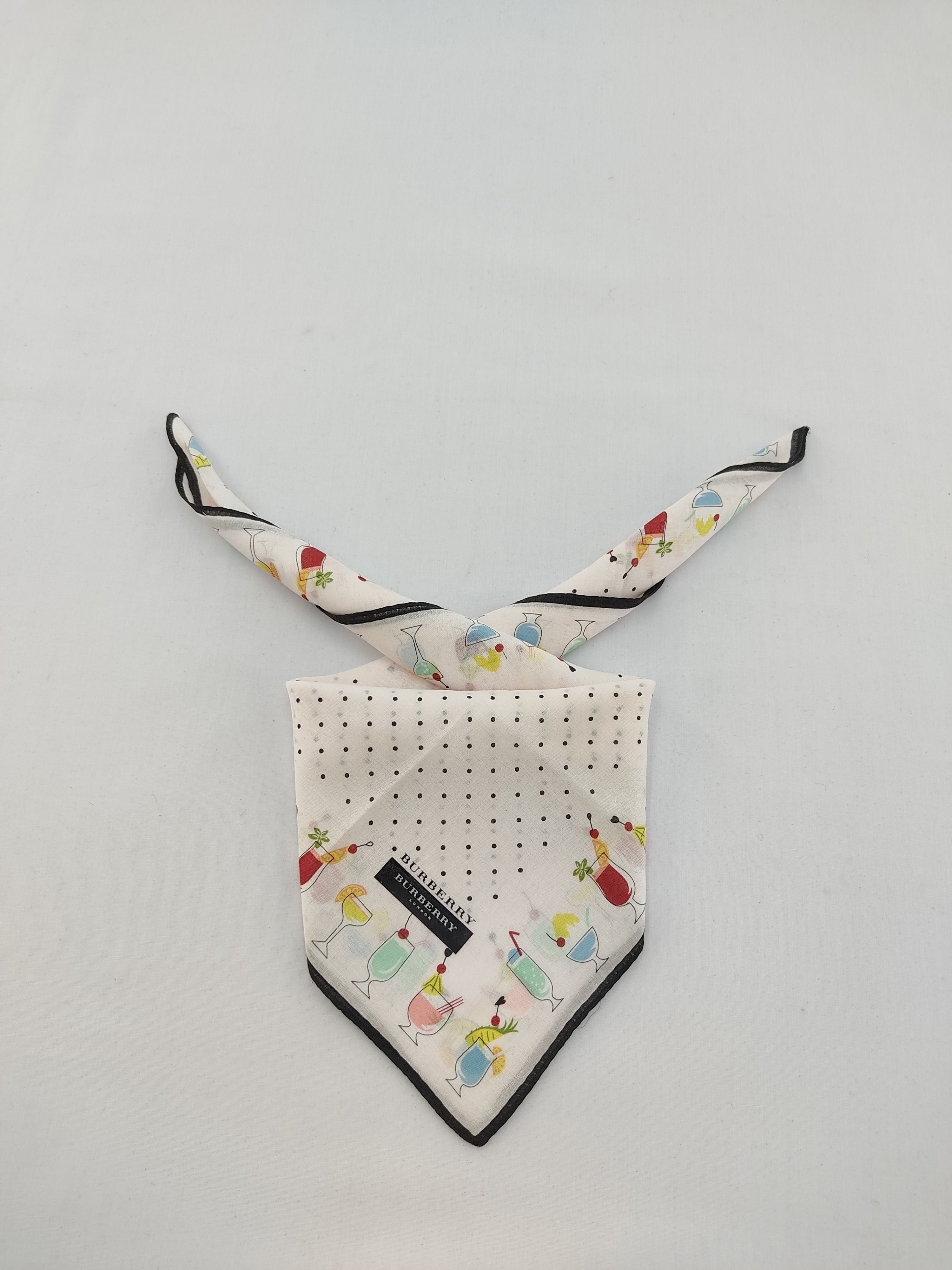 Burberry × Vintage Burberry Handkerchief / Neckwear / Bandana Size ONE SIZE - 1 Thumbnail