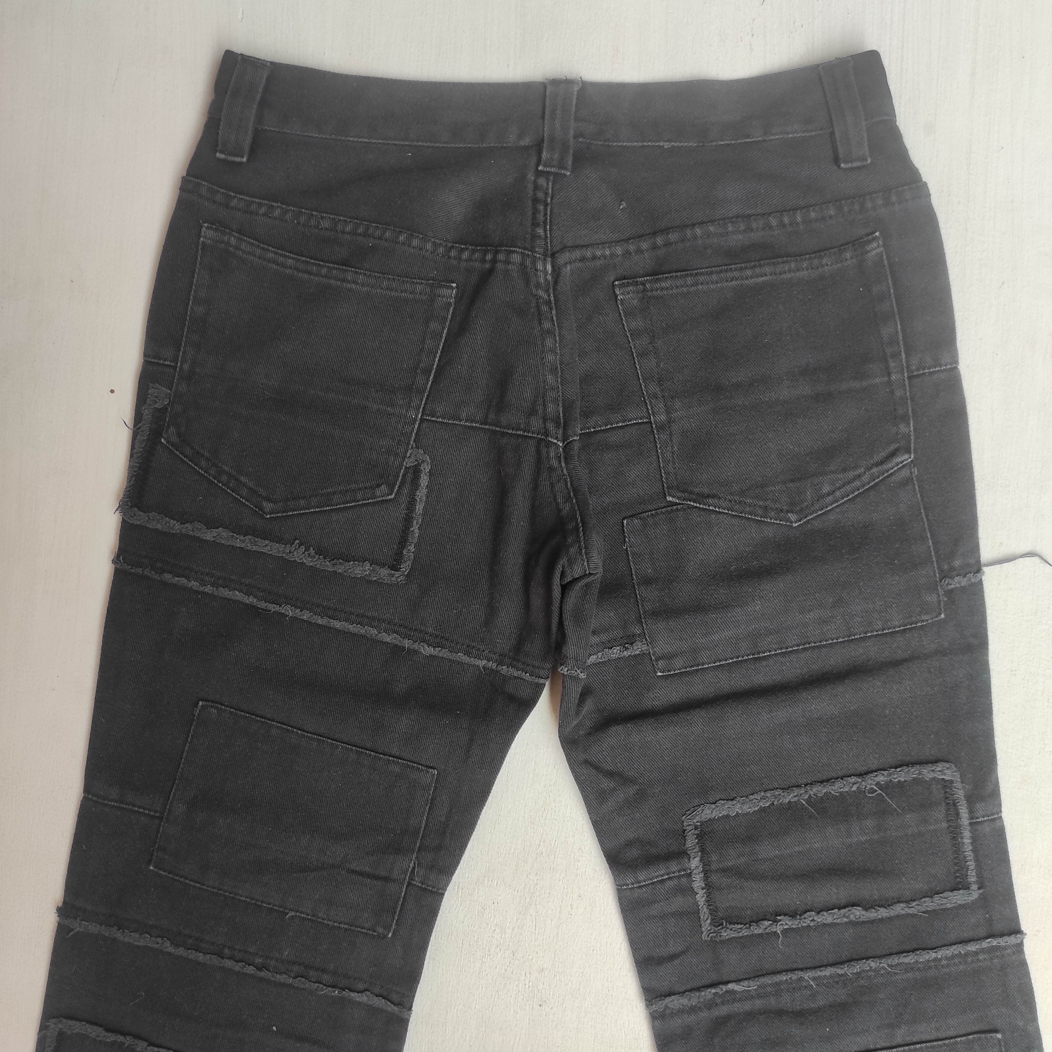 Hysteric Glamour Vintage World Wide Love Patchwork Hagi Denim Jeans Size US 30 / EU 46 - 16 Thumbnail