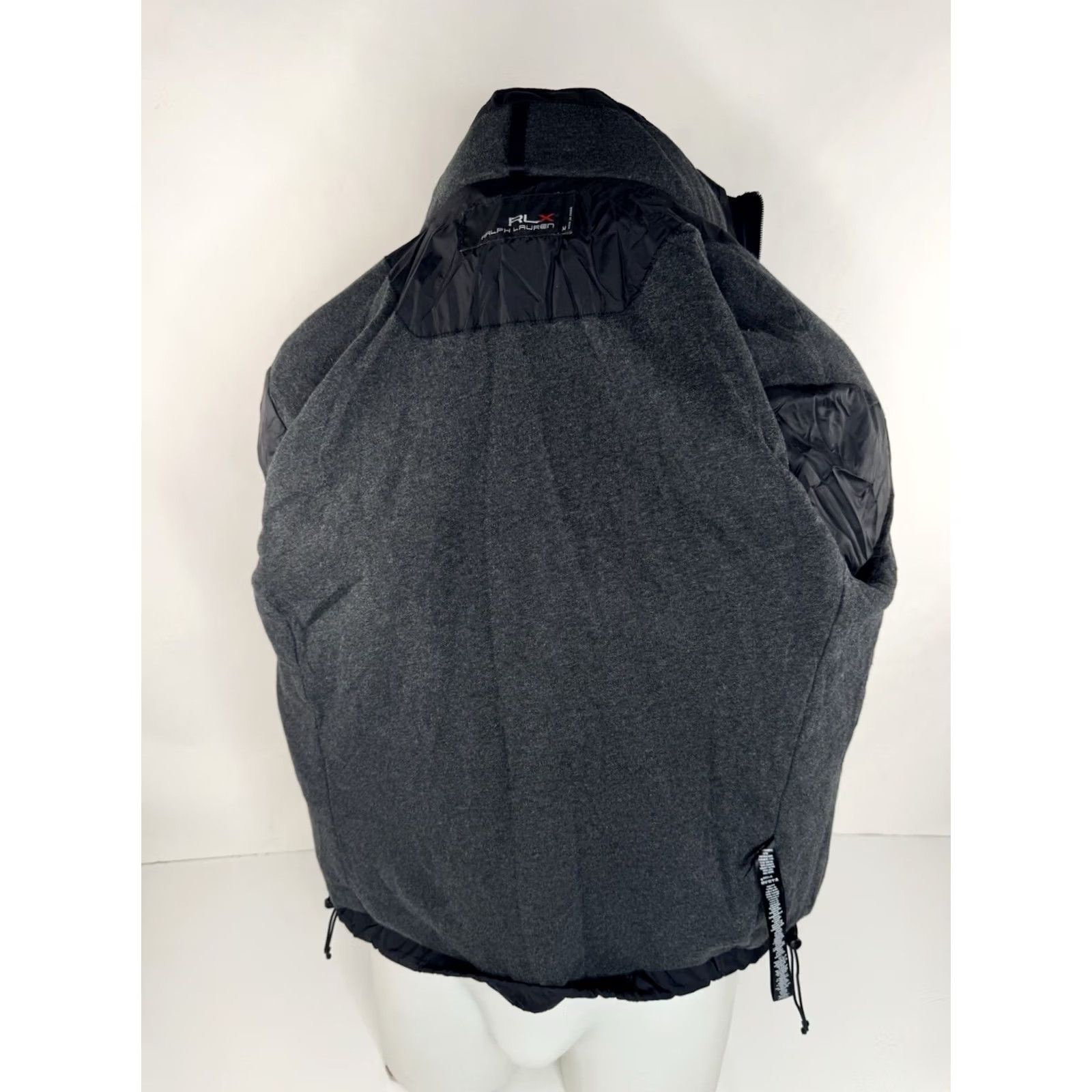 RLX Ralph Lauren RLX Ralph Lauren Hooded Mens M Full Zip Lightweight Parachute Jacket Lined Nylon Black Zip Hoodie Jacket Size US M / EU 48-50 / 2 - 4 Thumbnail