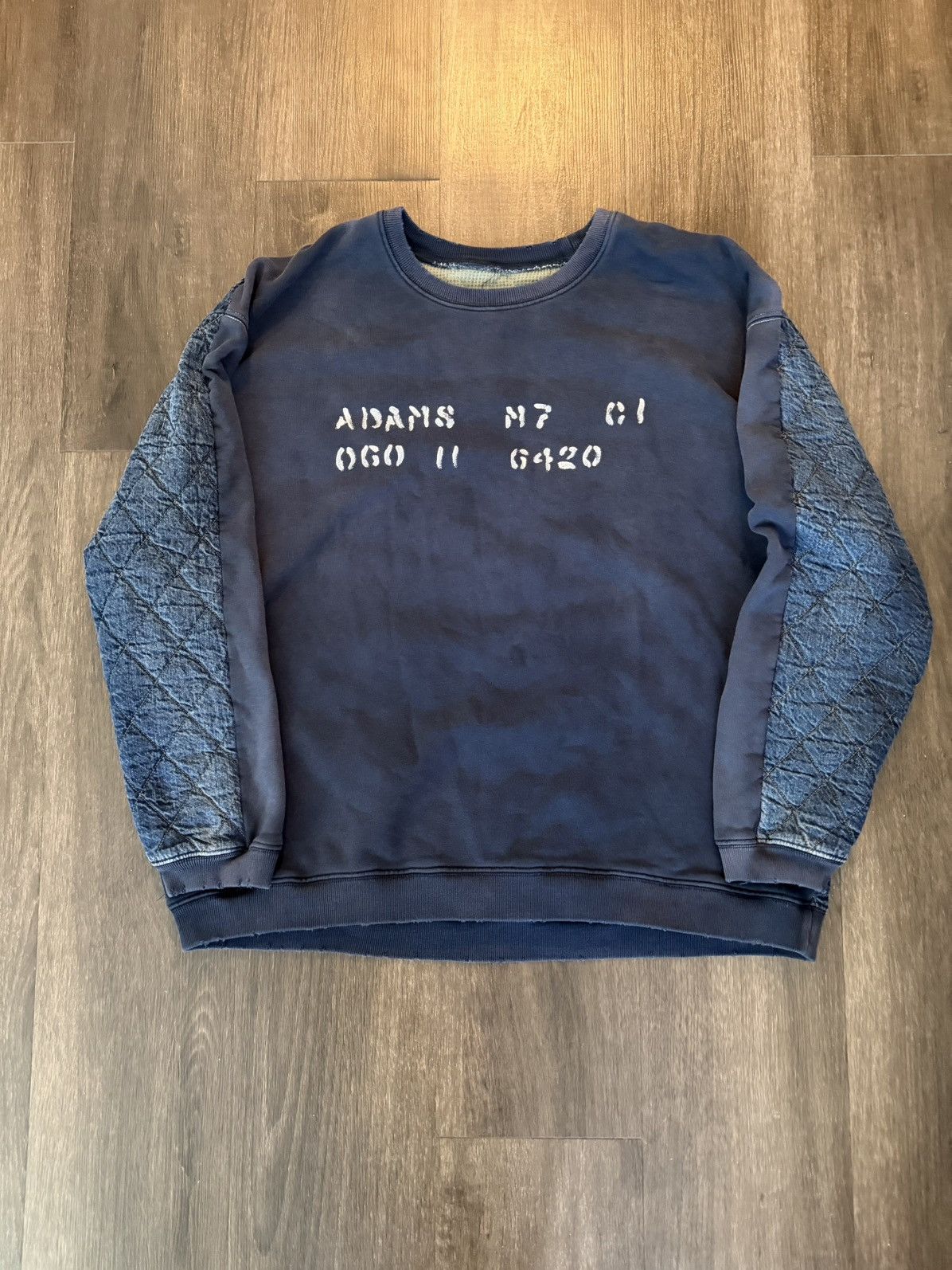 Kapital Country 2-Tone Military Crewneck