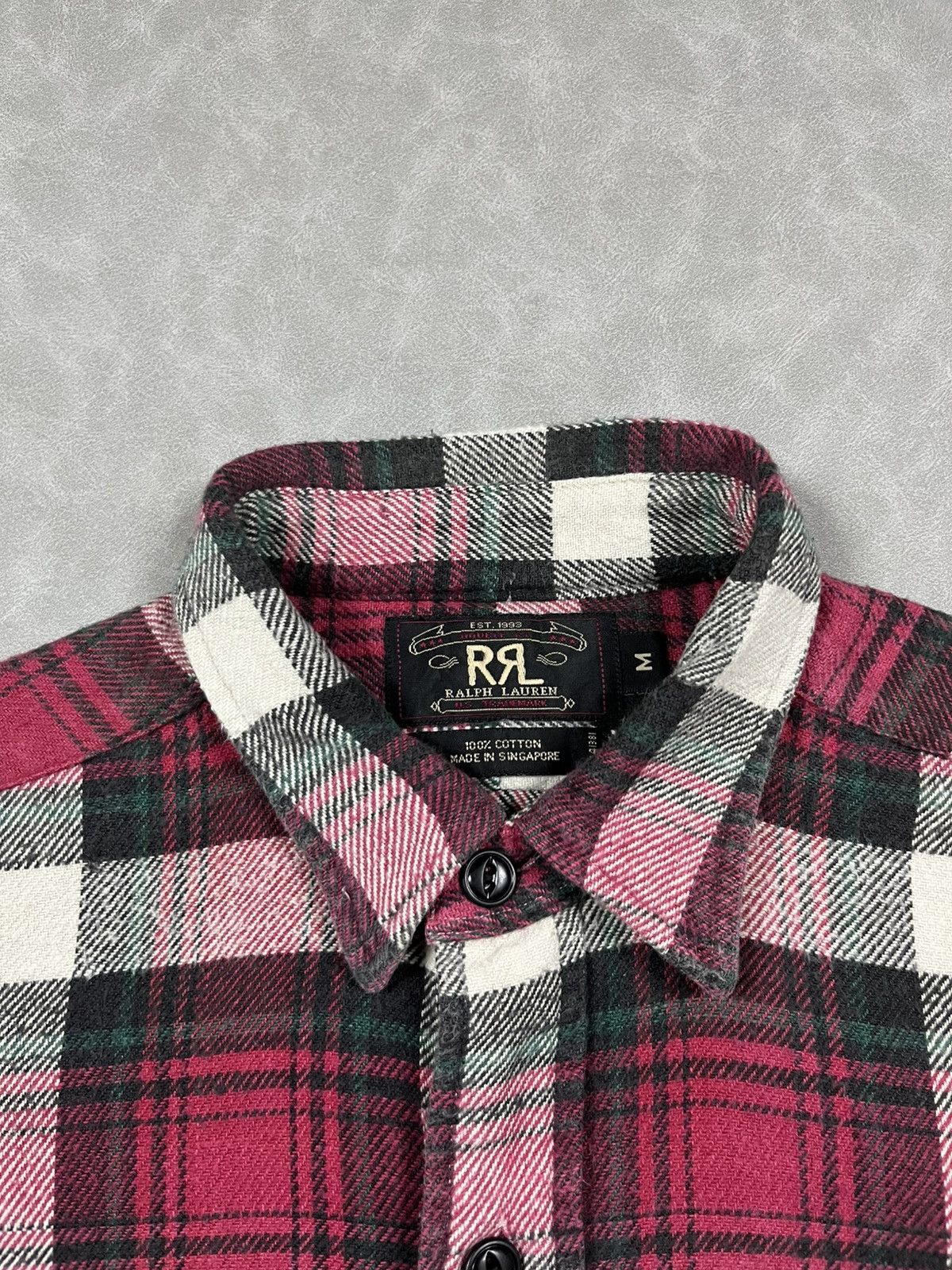 RRL Ralph Lauren RRL flannel plaid Size US XL / EU 56 / 4 - 6 Thumbnail