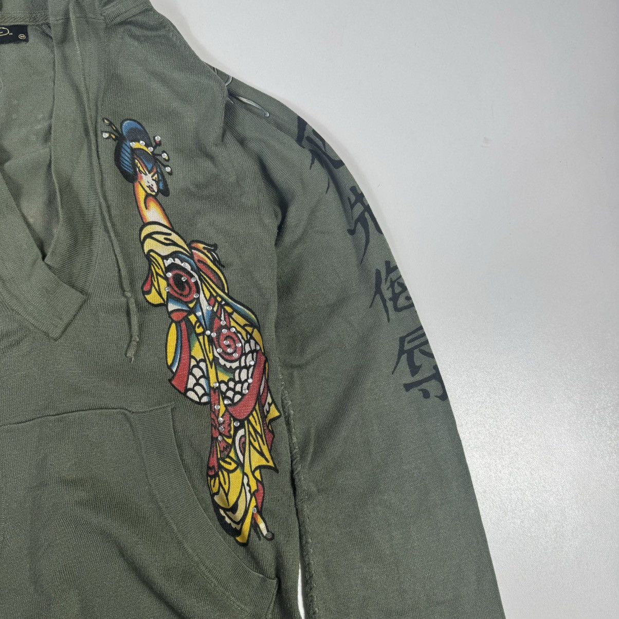 Ed Hardy vintage long hoodie ed hardy y2k christian audigier Size M / US 6-8 / IT 42-44 - 4 Thumbnail