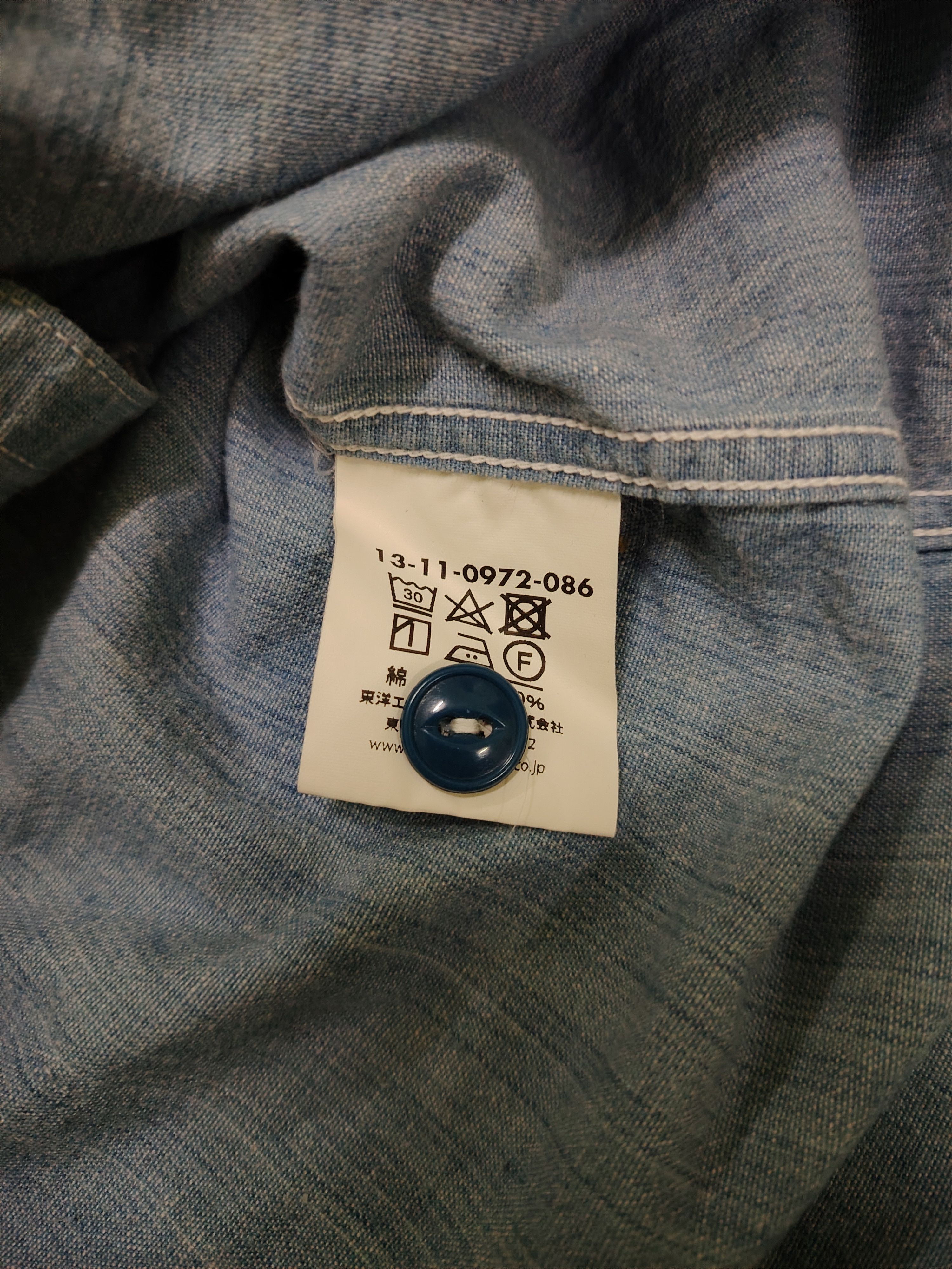 Buzz Rickson's Buzz Rickson's U.S.NAVY x Beams Boy Chambray Shirt Size US M / EU 48-50 / 2 - 8 Thumbnail