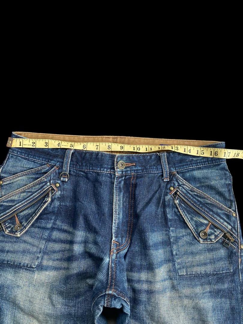 💥FLARE💥SEMANTIC DESIGN DISTRESSED DENIM JEANS