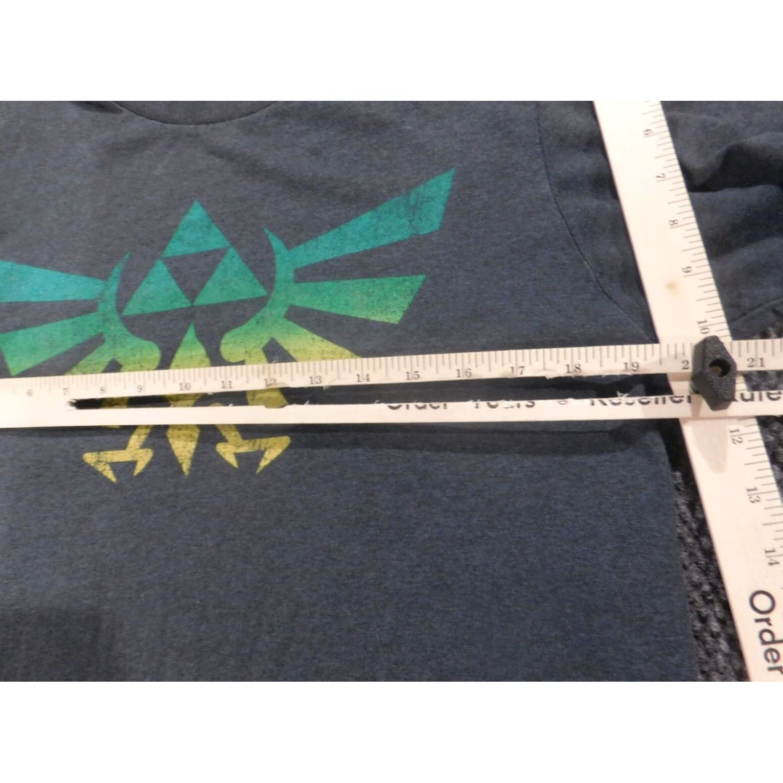 Vintage Zelda Mens Shirt Short Sleeve Crew Neck Blue 90s Graphic Cotton Blend Polyester Logo Classic T-Shirt M/Blue Mens Size US M / EU 48-50 / 2 - 5 Thumbnail