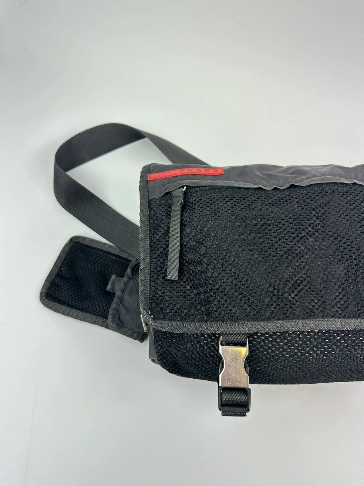 Prada Prada Sport SS1999 Mesh 2In1 CrossBody WaistBag Size ONE SIZE - 12 Thumbnail