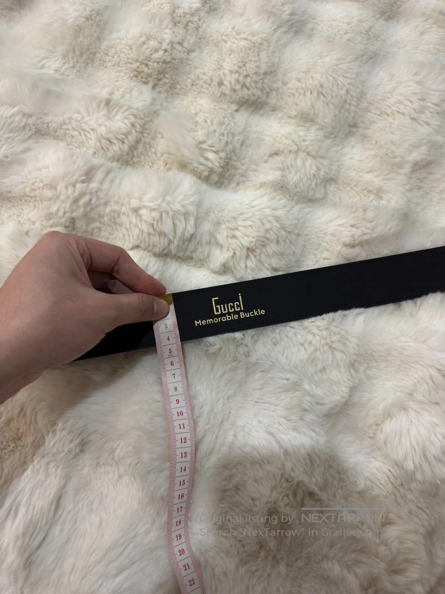 Gucci Guicci size 85 Polka Dot Gold Buckle Belt| Size ONE SIZE - 6 Thumbnail