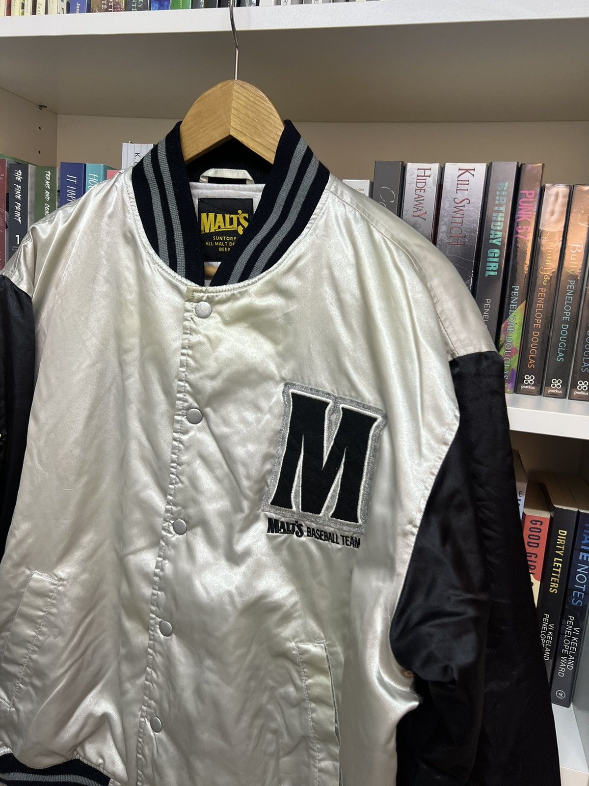 Japanese Brand Vintage MALTS Baseball Team Bomber Jacket Size US L / EU 52-54 / 3 - 2 Thumbnail