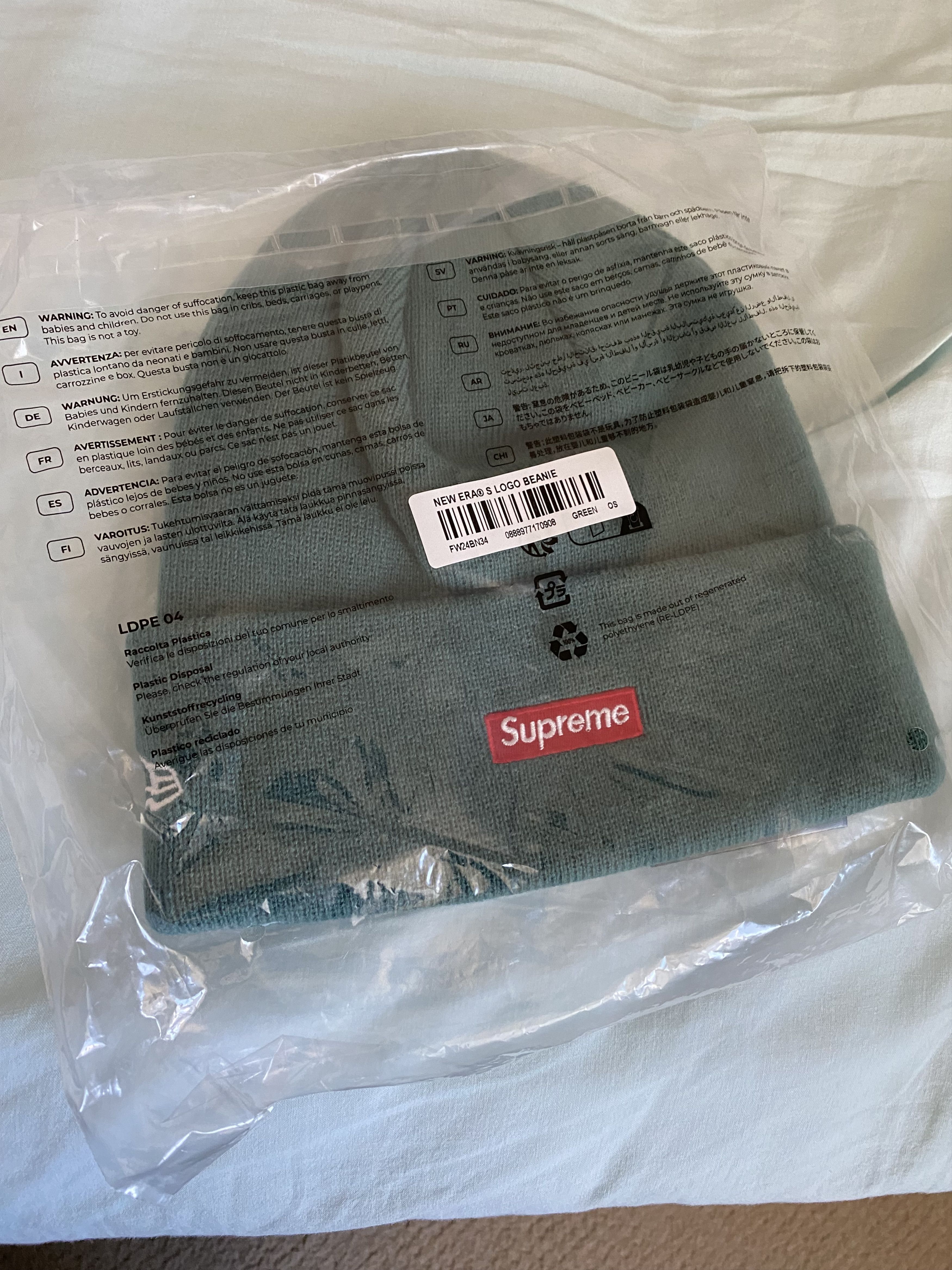 Supreme Supreme New Era S Logo Beanie Size ONE SIZE - 2 Thumbnail